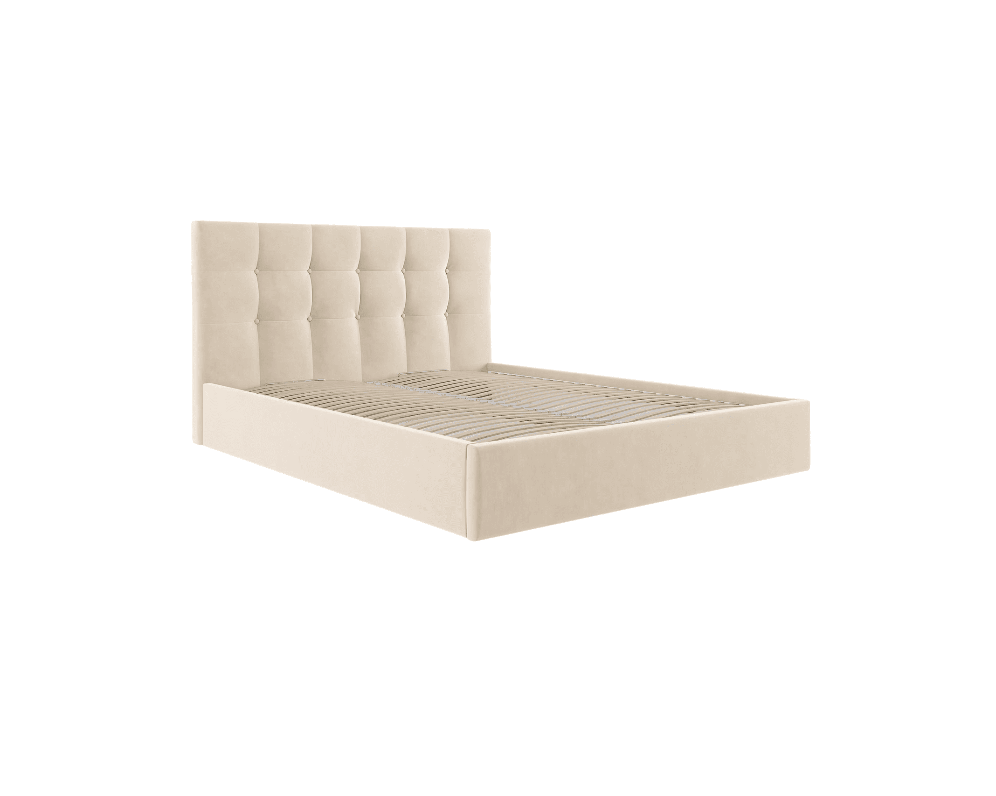 Micadoni Phaedra sängram 180 cm beige