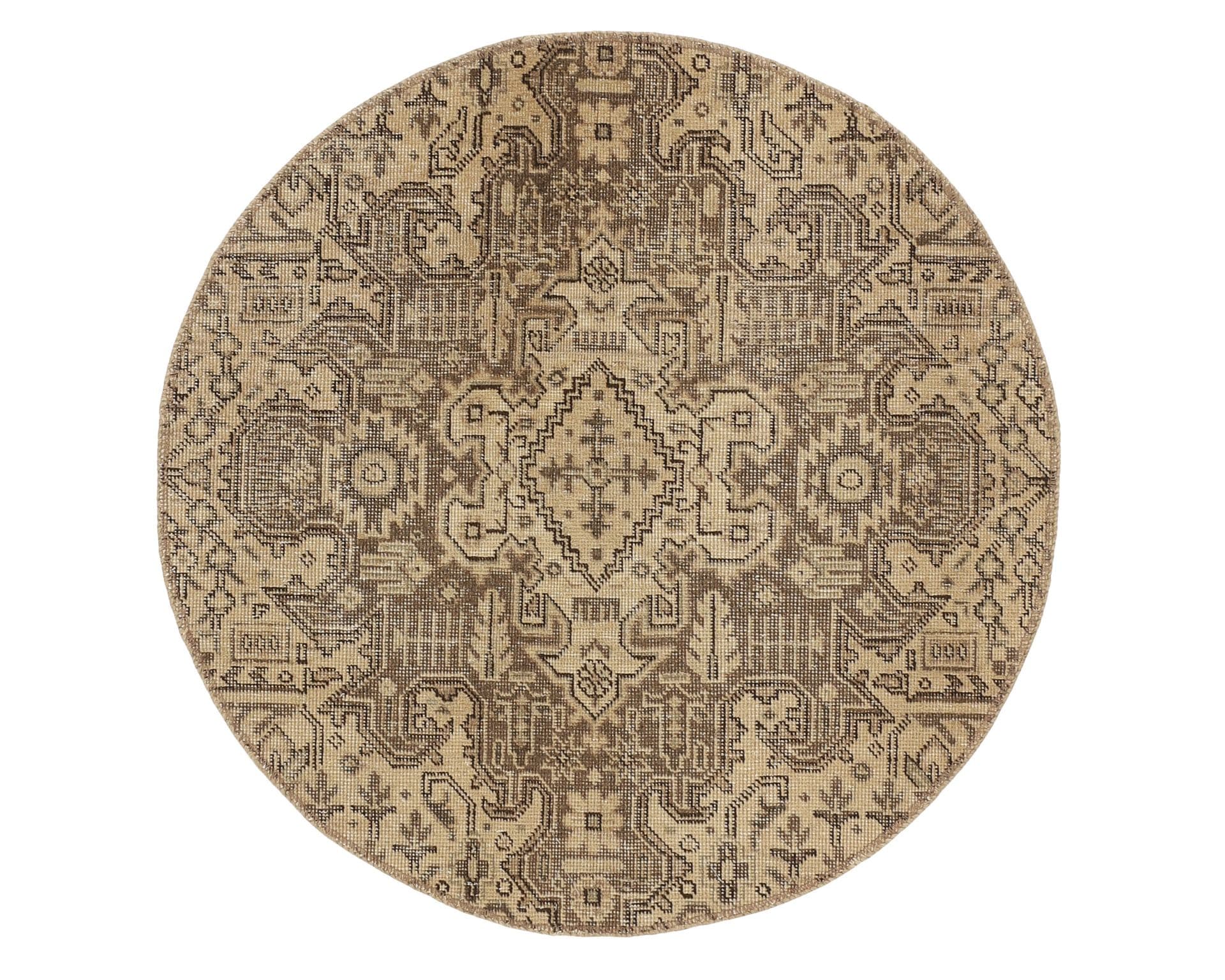 Vintage Royal Fine orientalisk matta 100 x 100 cm