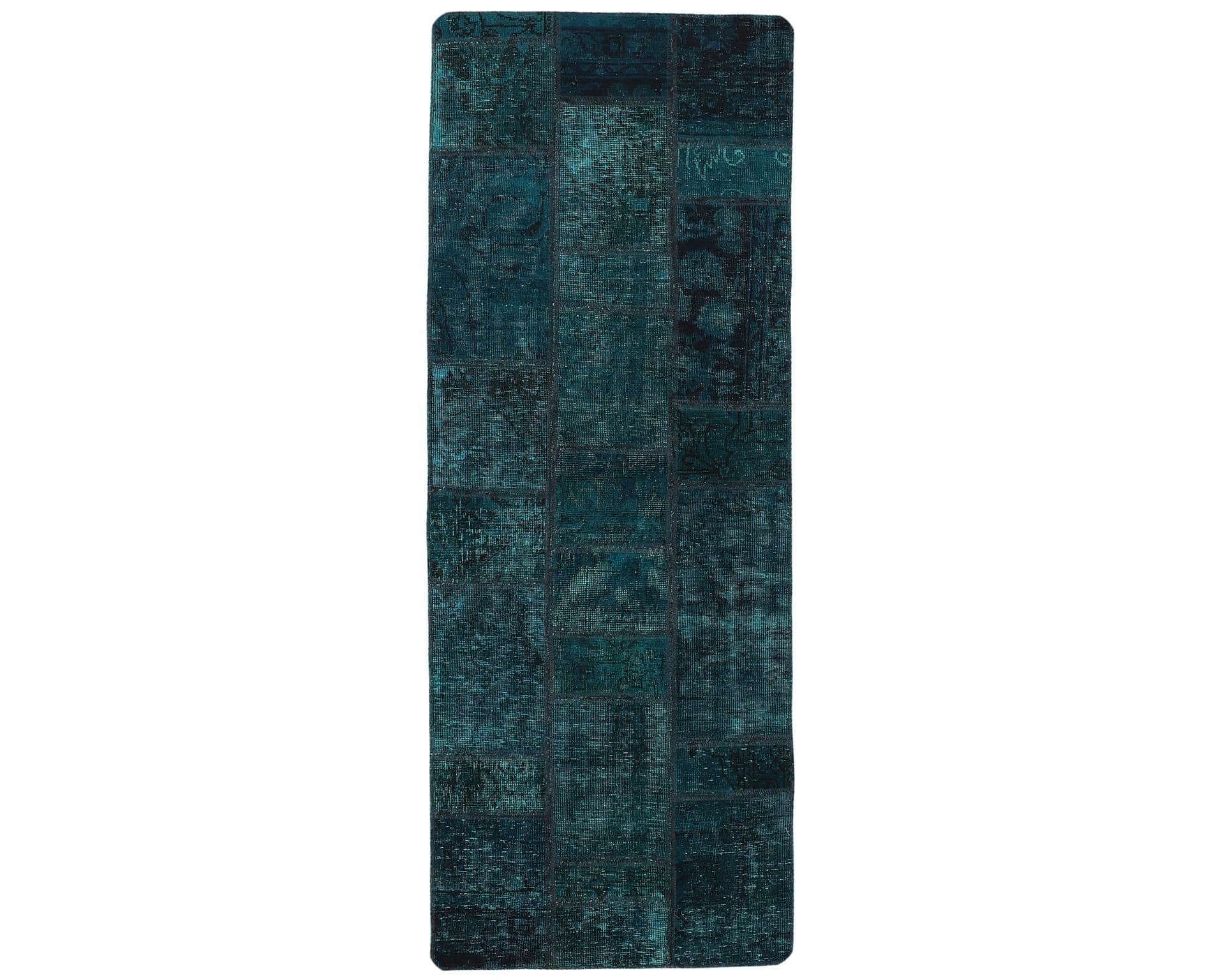 Vintage Patchwork orientalisk matta 74 x 201 cm