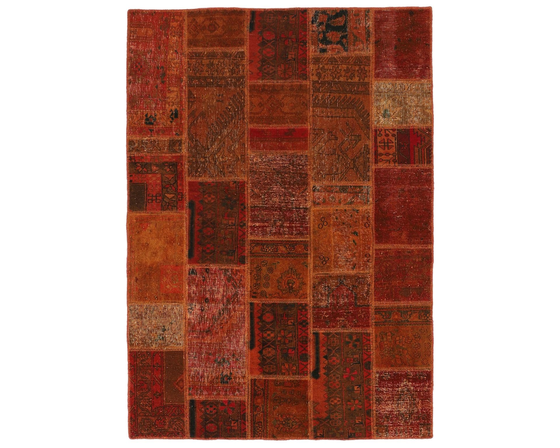 Vintage Patchwork orientalisk matta 144 x 205 cm