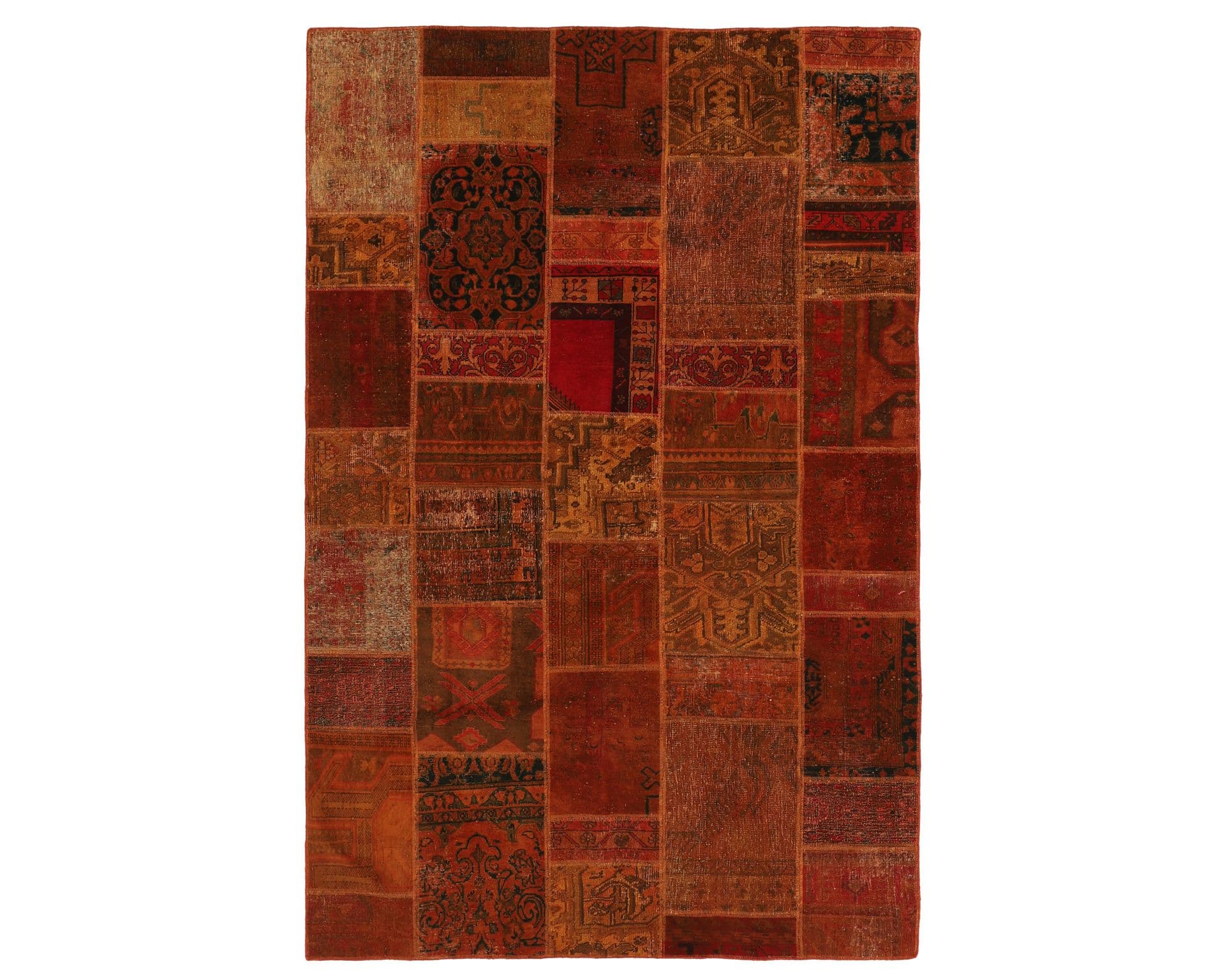 Vintage Patchwork orientalisk matta 200 x 302 cm