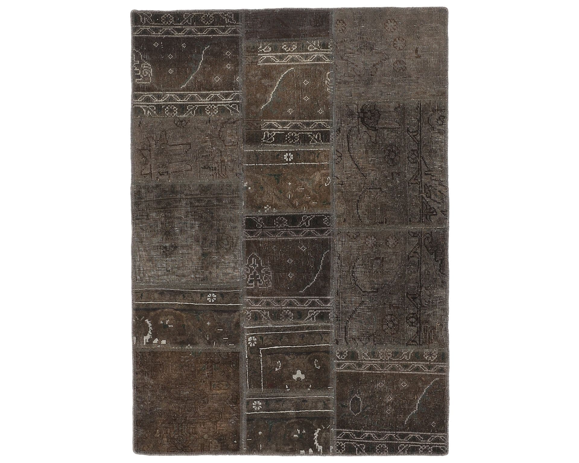 Vintage Patchwork orientalisk matta 107 x 157 cm