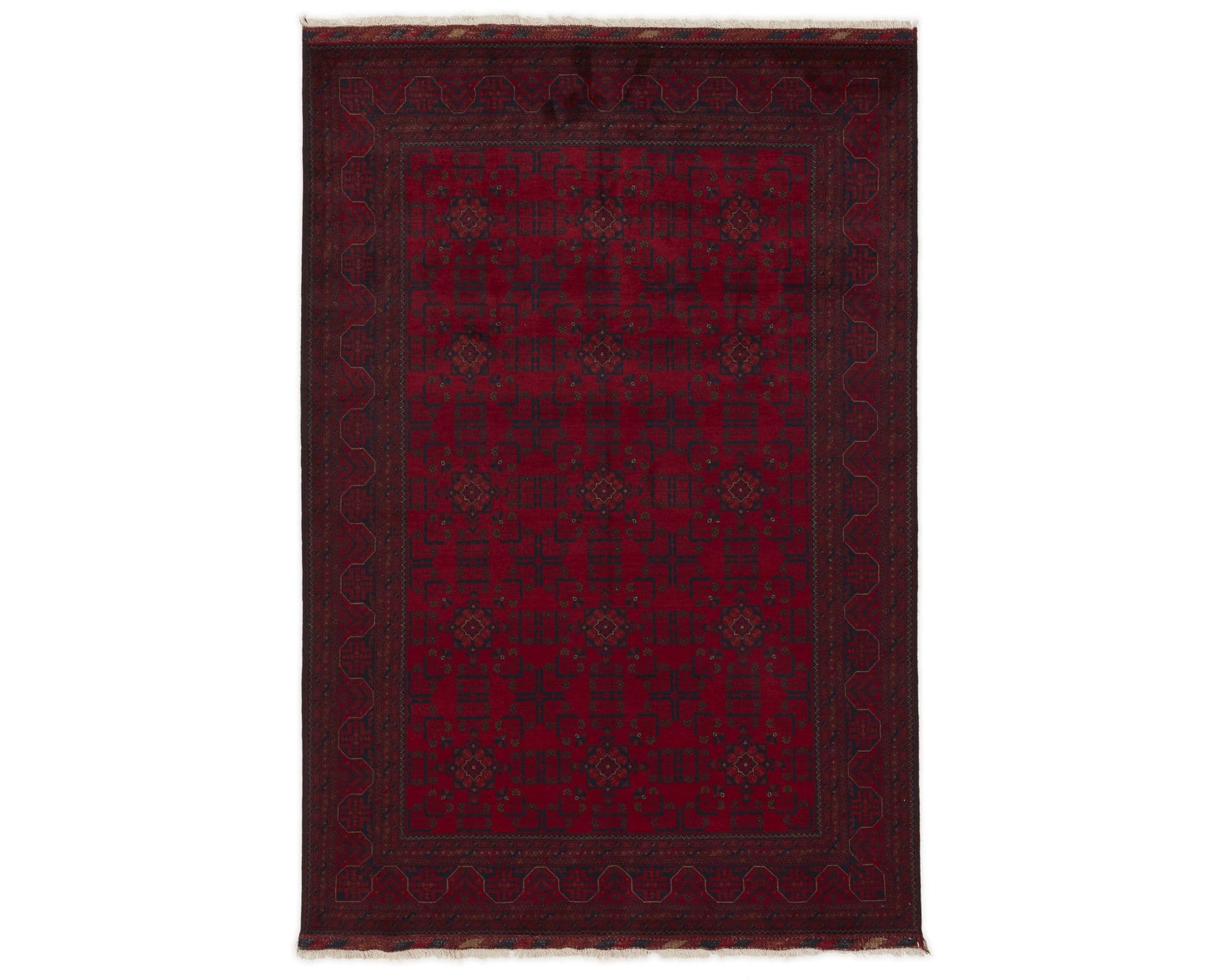 Old Afghan orientalisk matta 204 x 295 cm