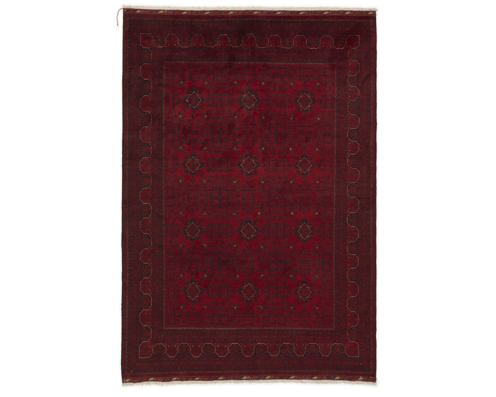 Old Afghan orientalisk matta 202 x 285 cm