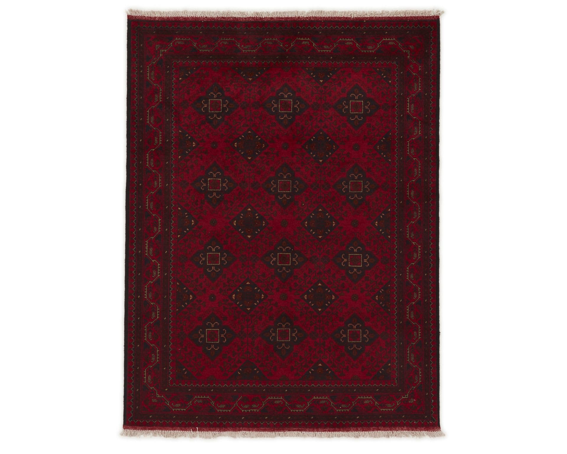 Old Afghan orientalisk matta 149 x 194 cm