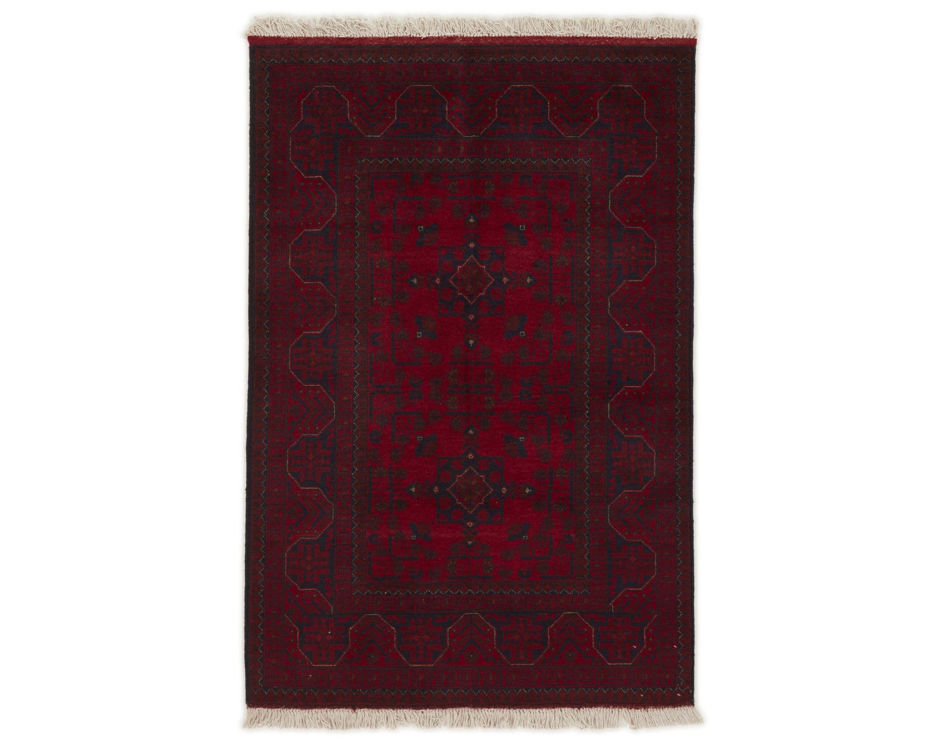 Old Afghan orientalisk matta 100 x 149 cm