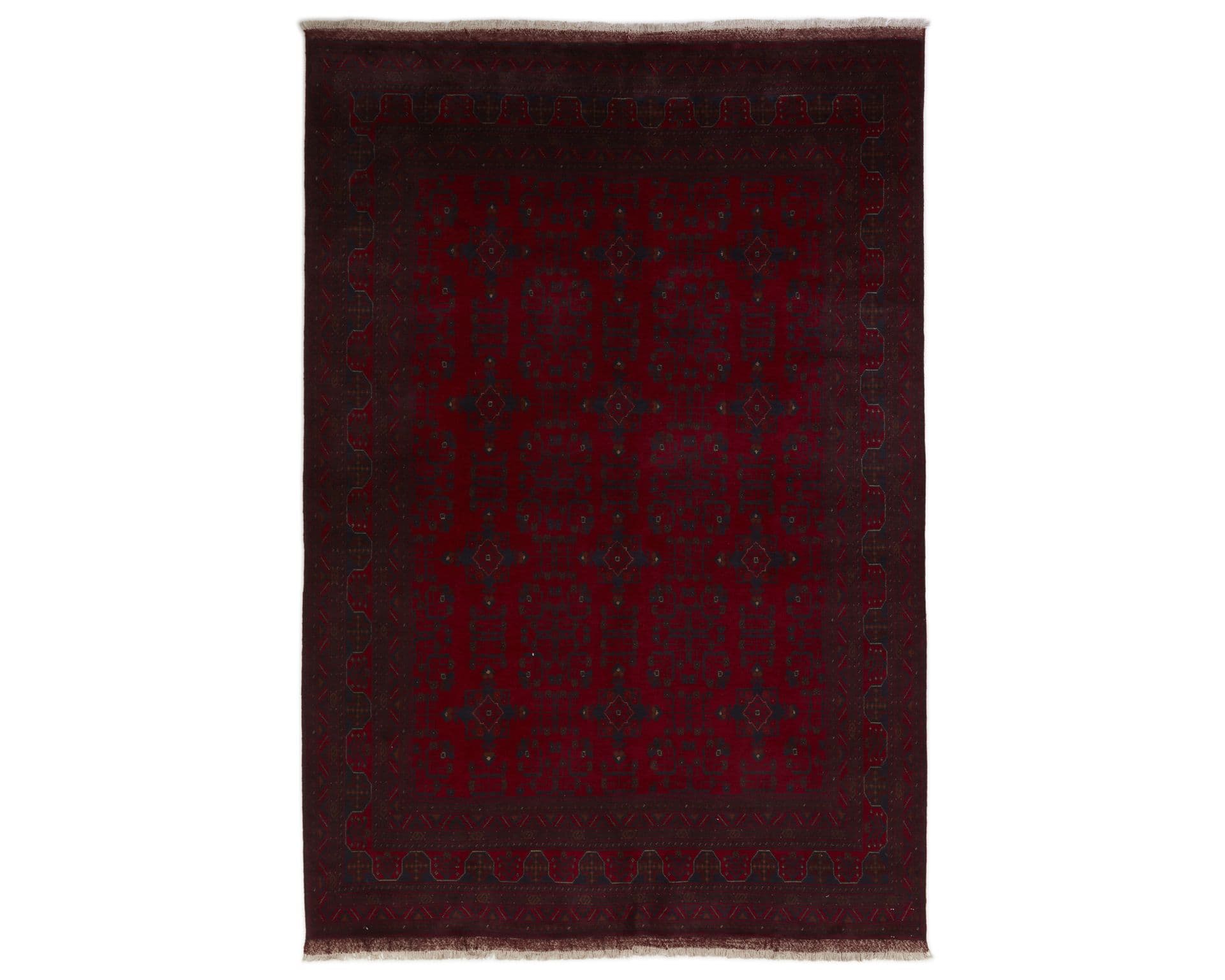 Old Afghan orientalisk matta 203 x 293 cm