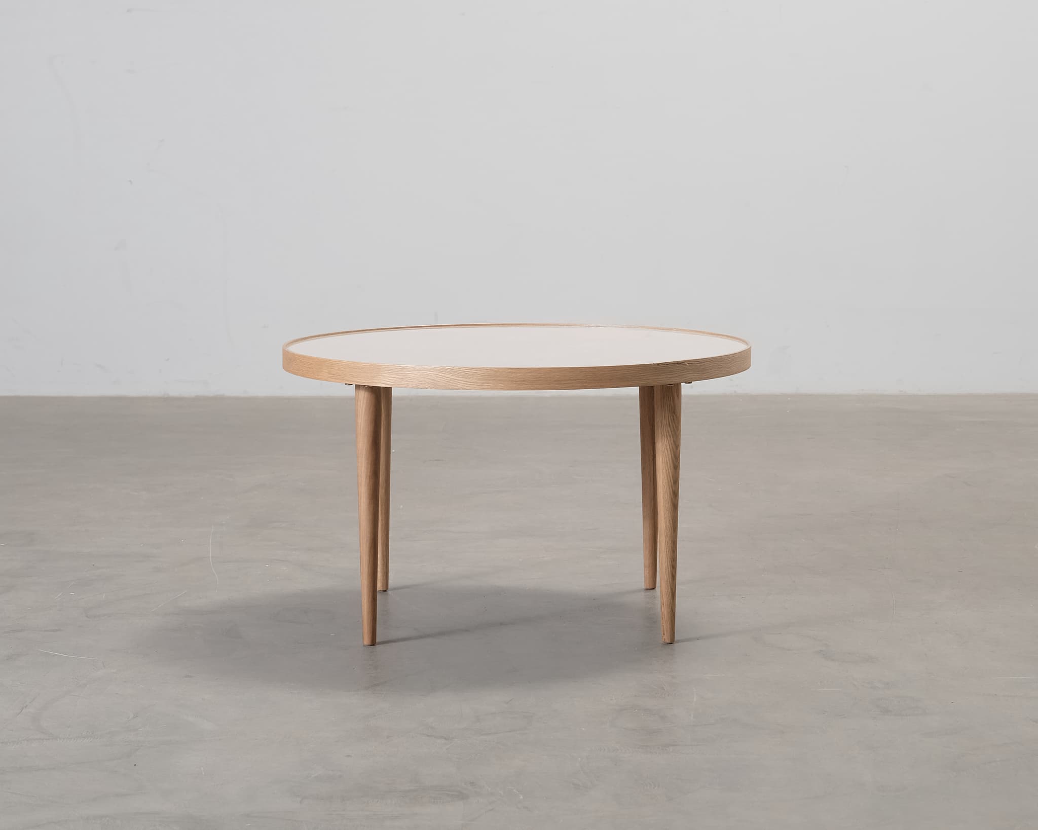 Mio Tuva soffbord ø 80 cm oak / ek