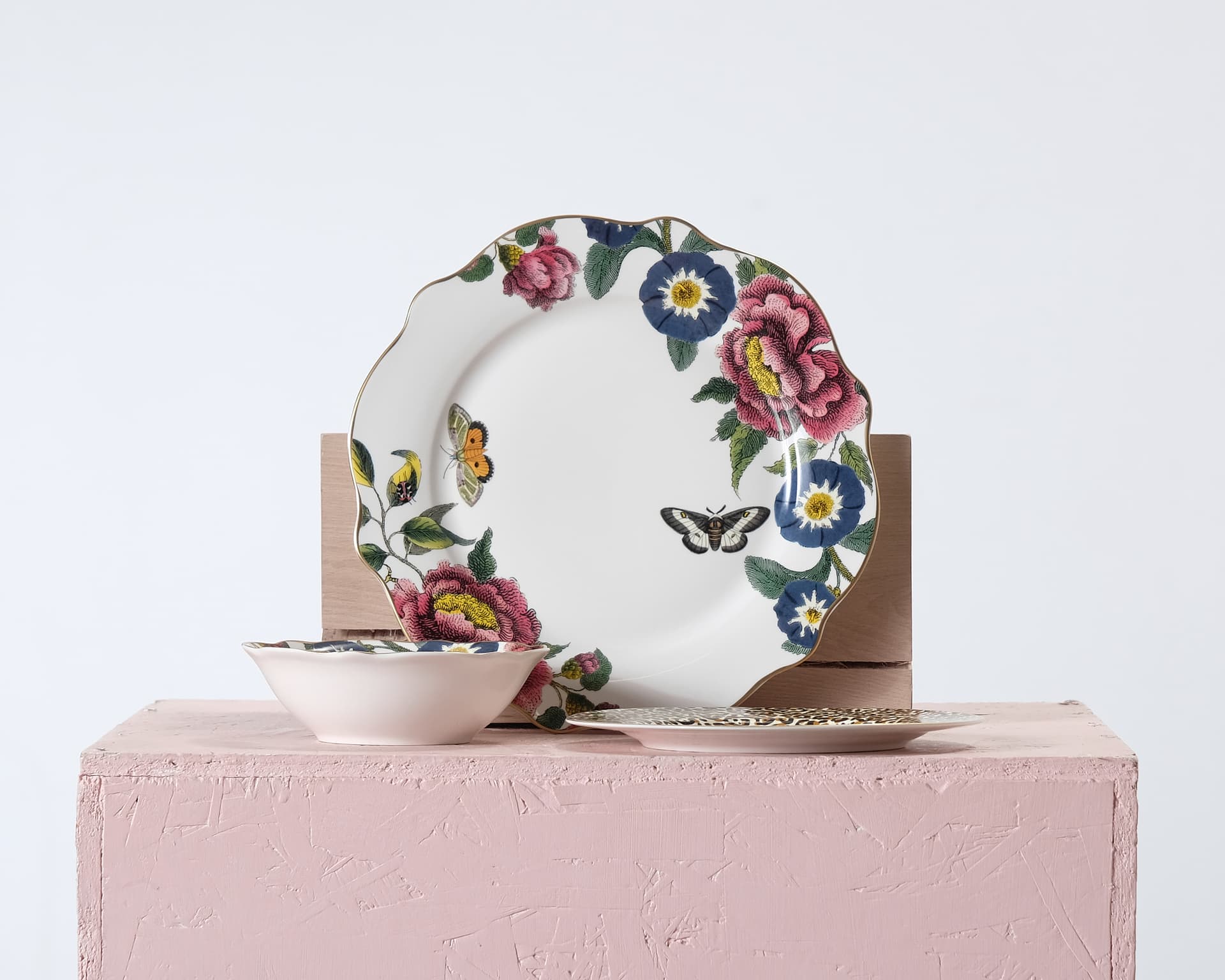 Spode Creatures Of Curiosity tallriksset, 12 delar