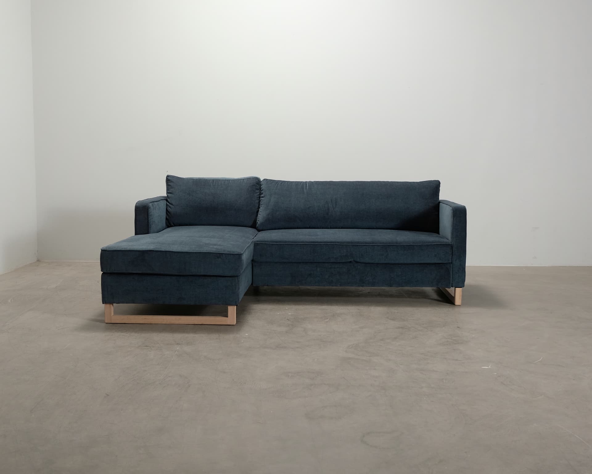 Sofacompany Madison 3-sits bäddsoffa med divan blå