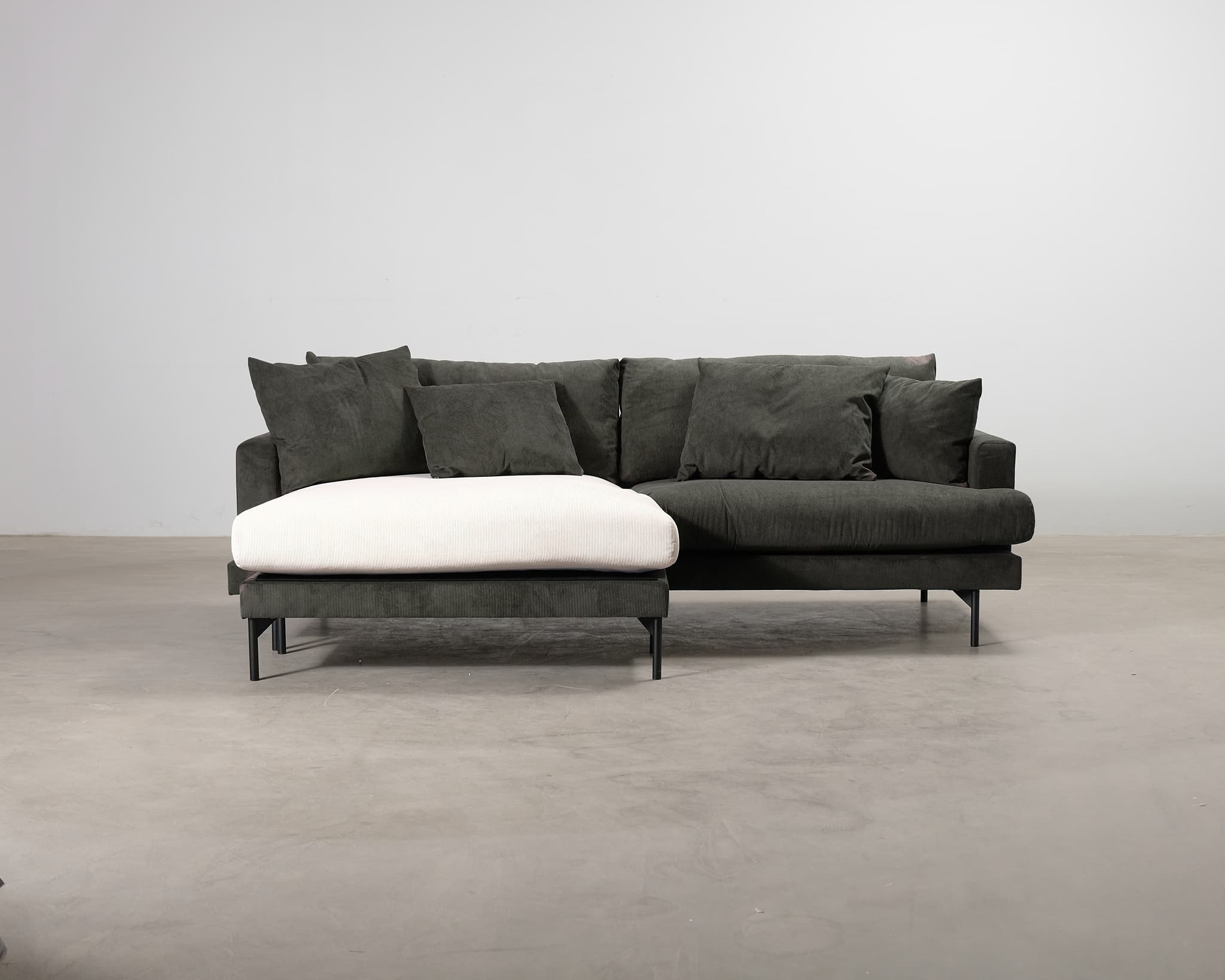 Menard 3-sits divansoffa beige