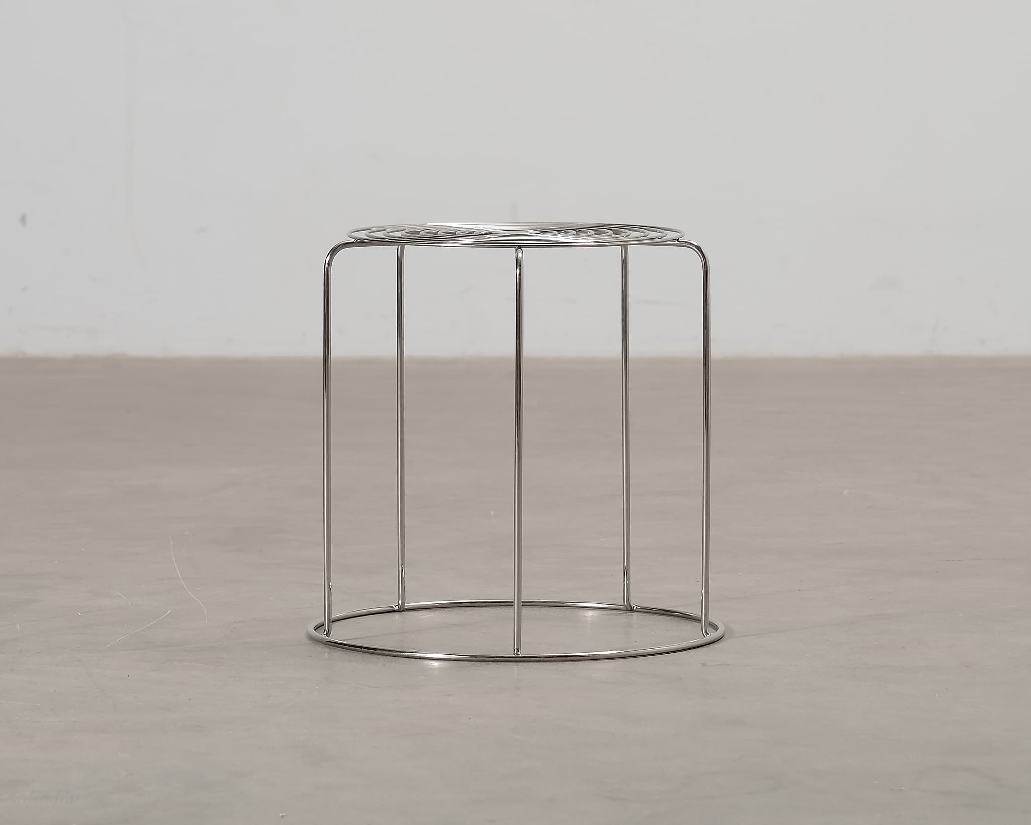 &Tradition Wire Stool pall rostfritt stål