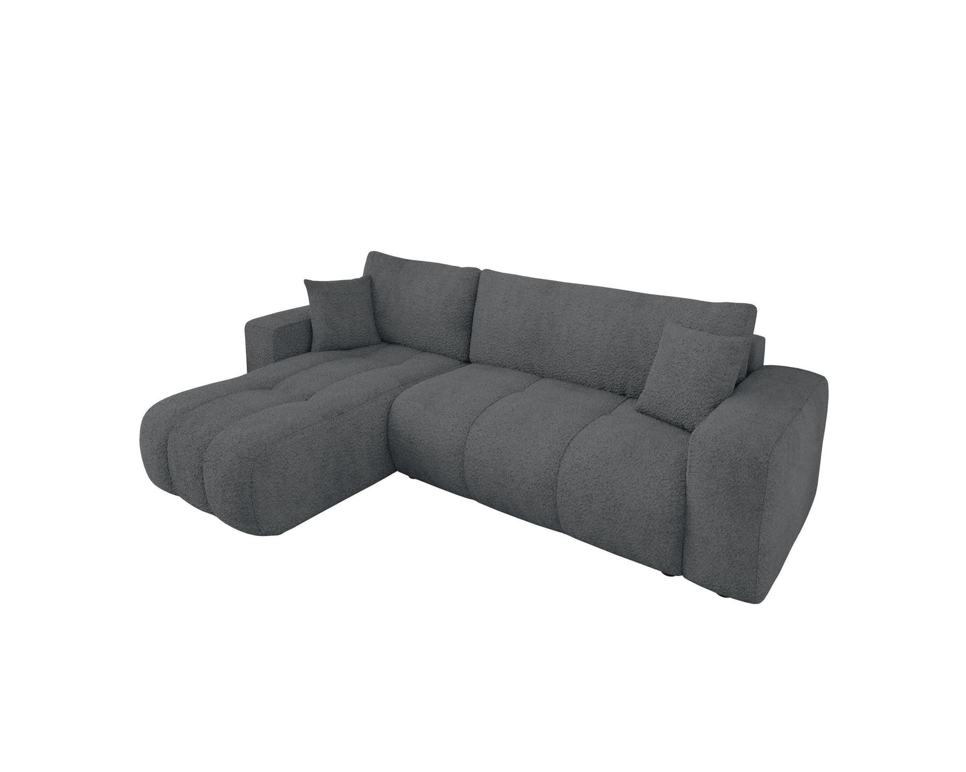 Flo 3-sits bäddsoffa med divan mörkgrå