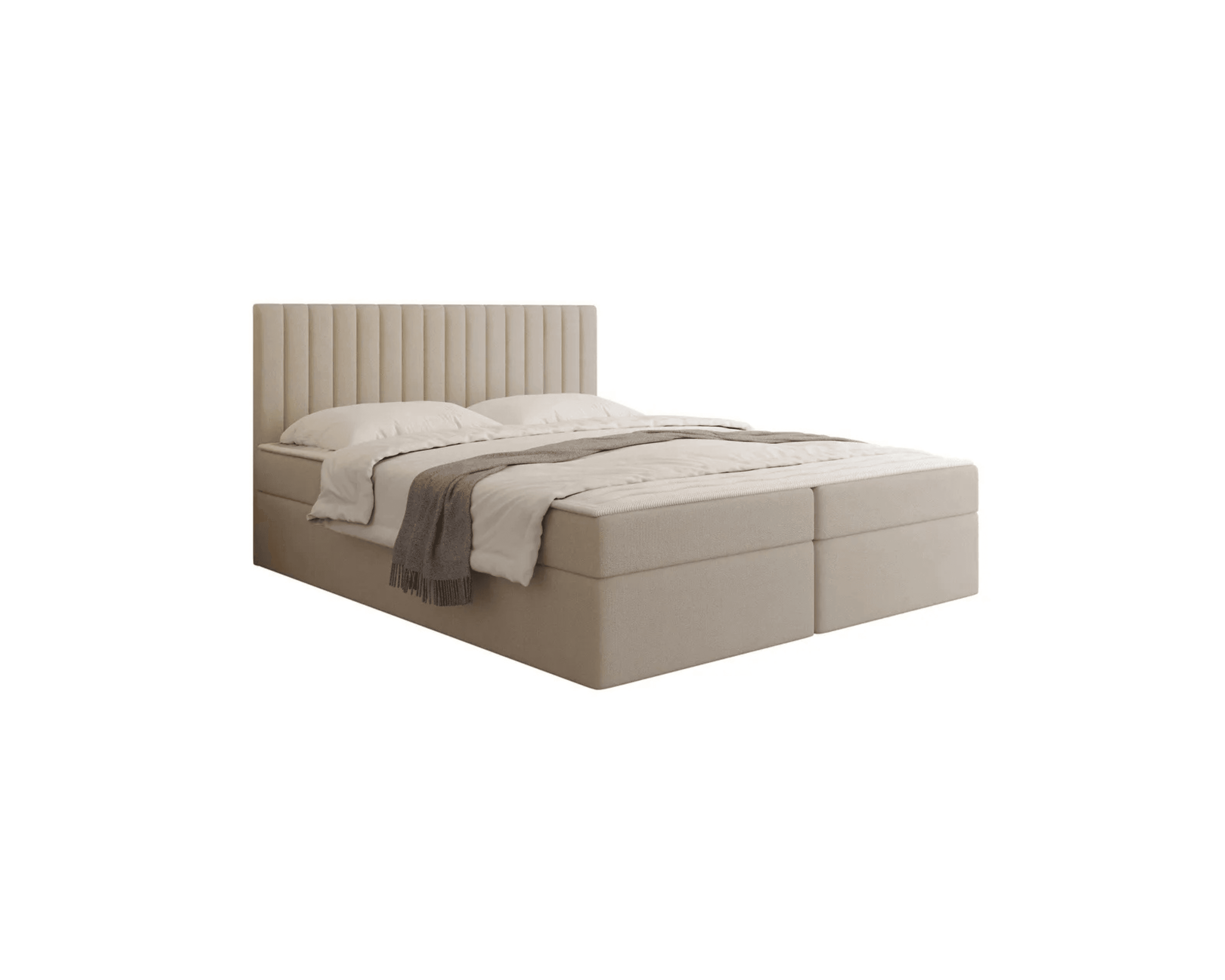 Calrosor säng 180 cm beige