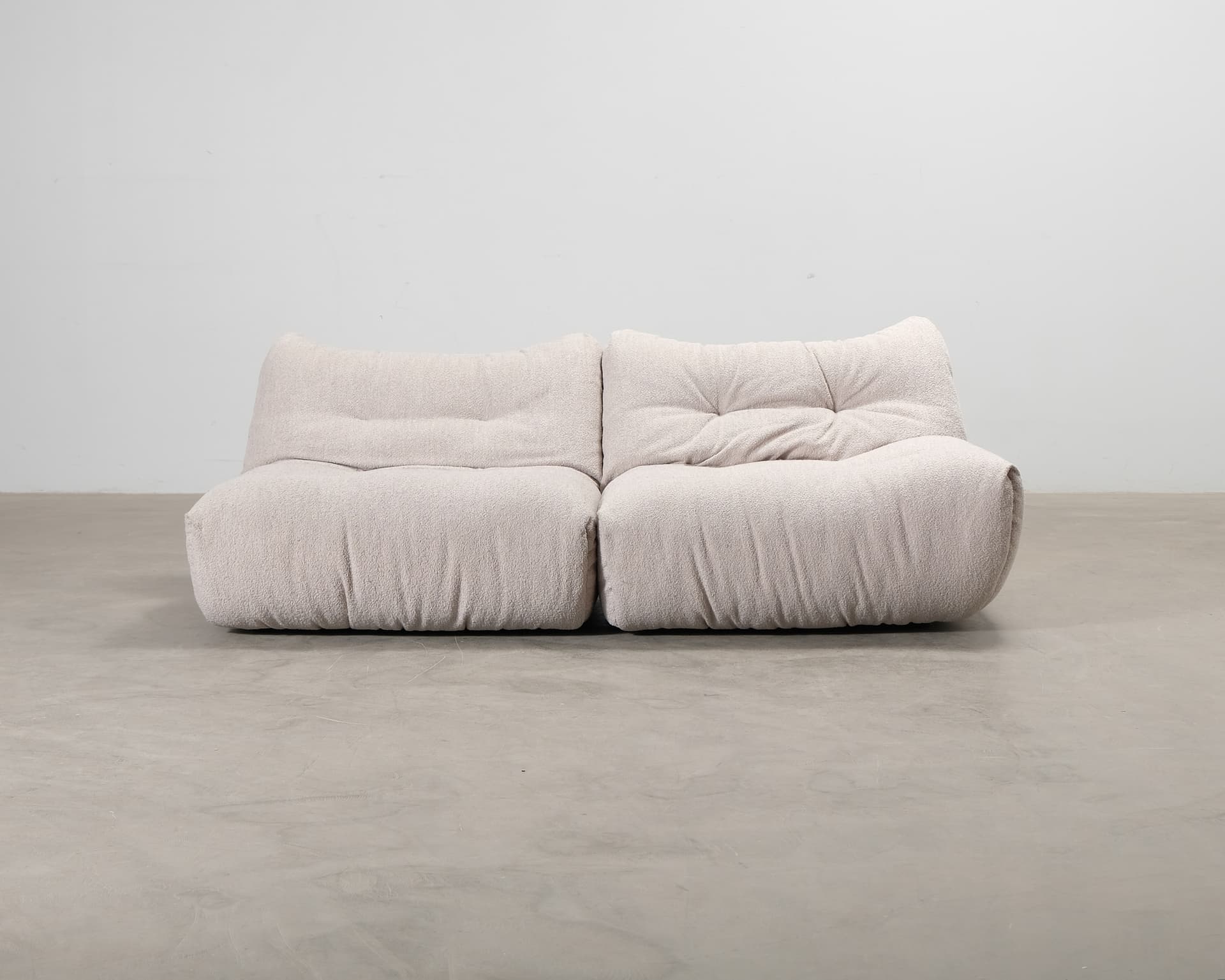 Decotique Mono 2-sits modulsoffa Clay Beige