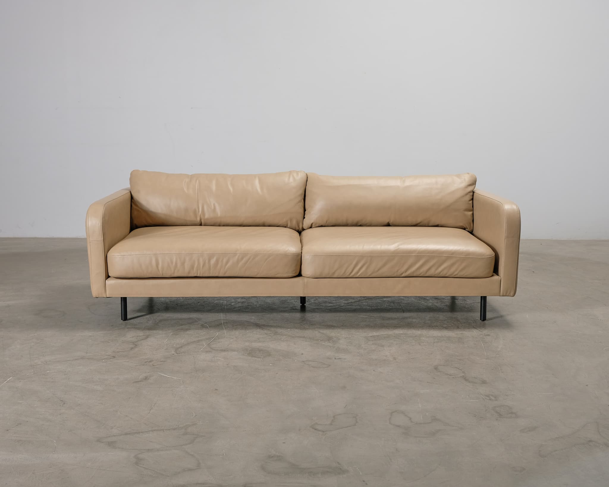 Sofacompany Julia 3-sits lädersoffa beige