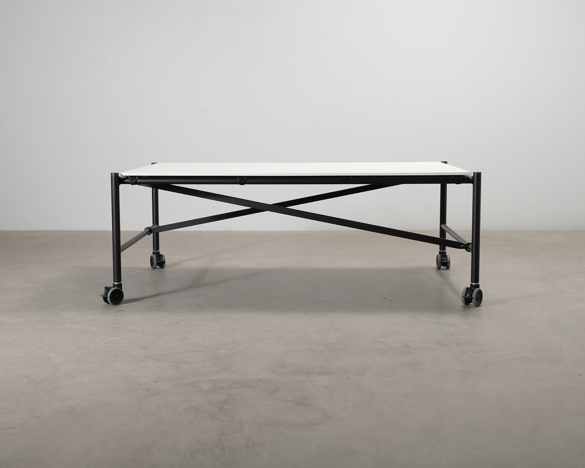 Vitra Comma bord 120 x 200 cm cm vit / svart