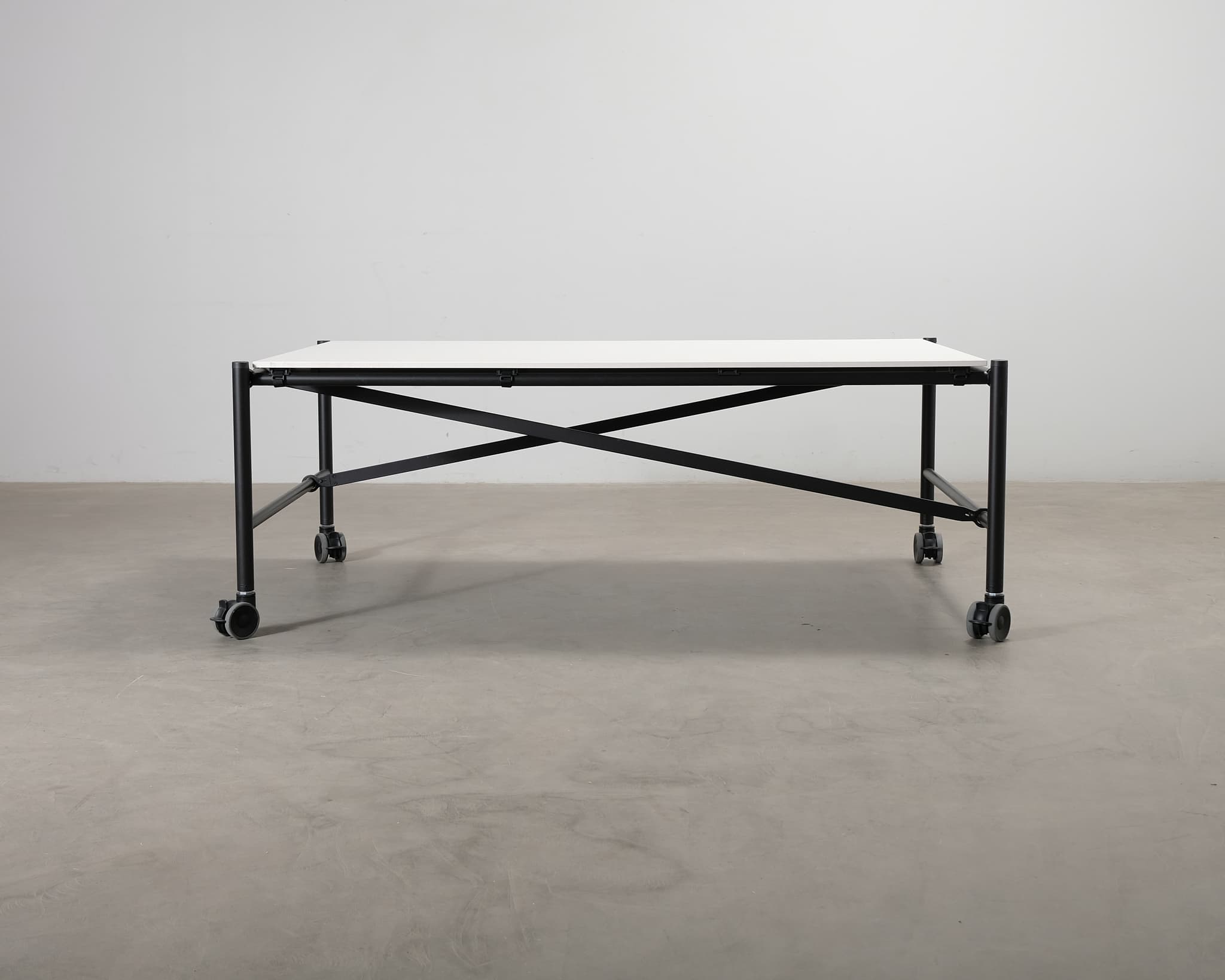 Vitra Comma bord 120 x 200 cm cm vit / svart
