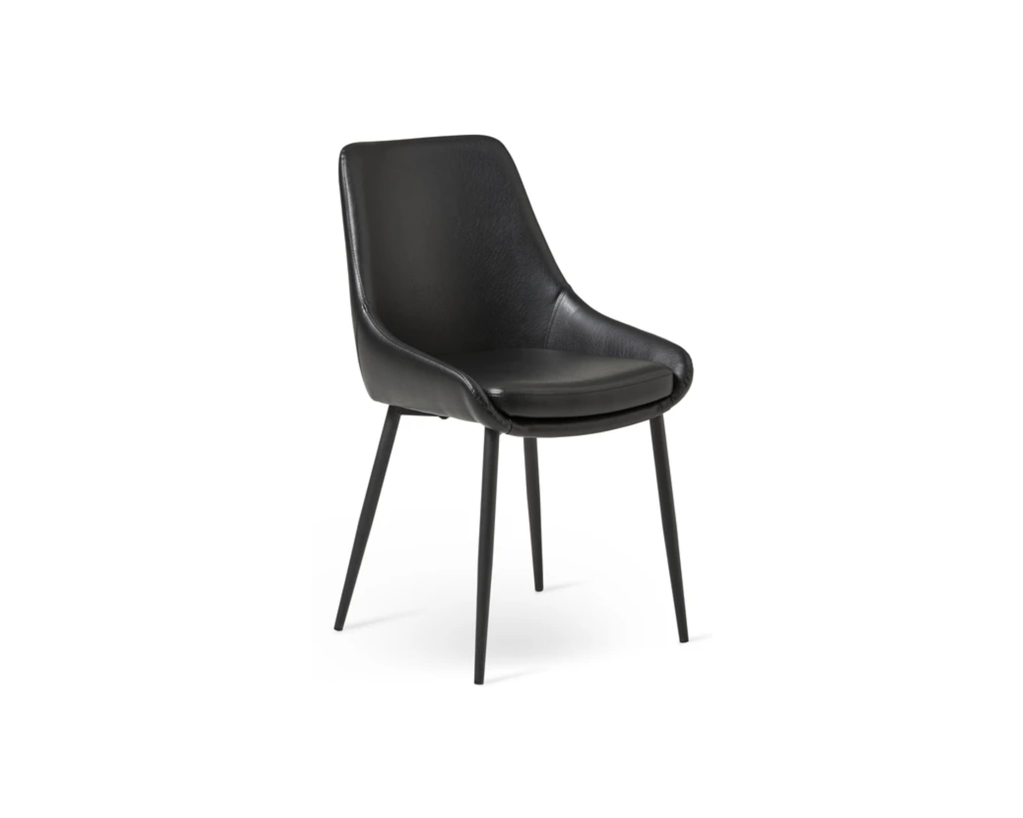 Mio Leon matstol svart, set om 2