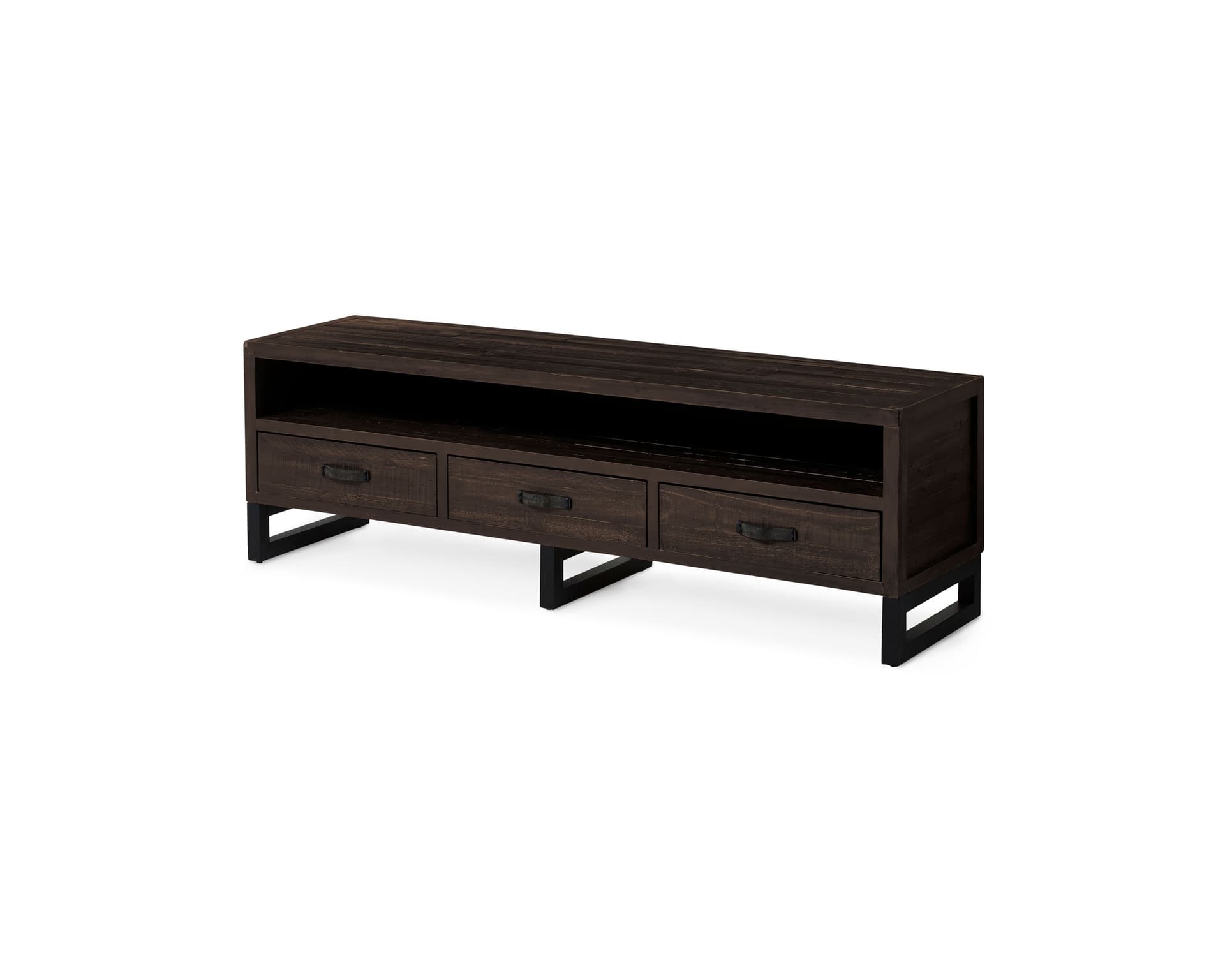 Mio Woodenforge TV-bänk mörkbrun