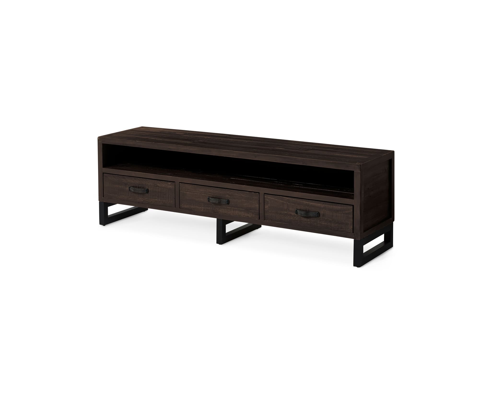 Mio Woodenforge TV-bänk mörkbrun