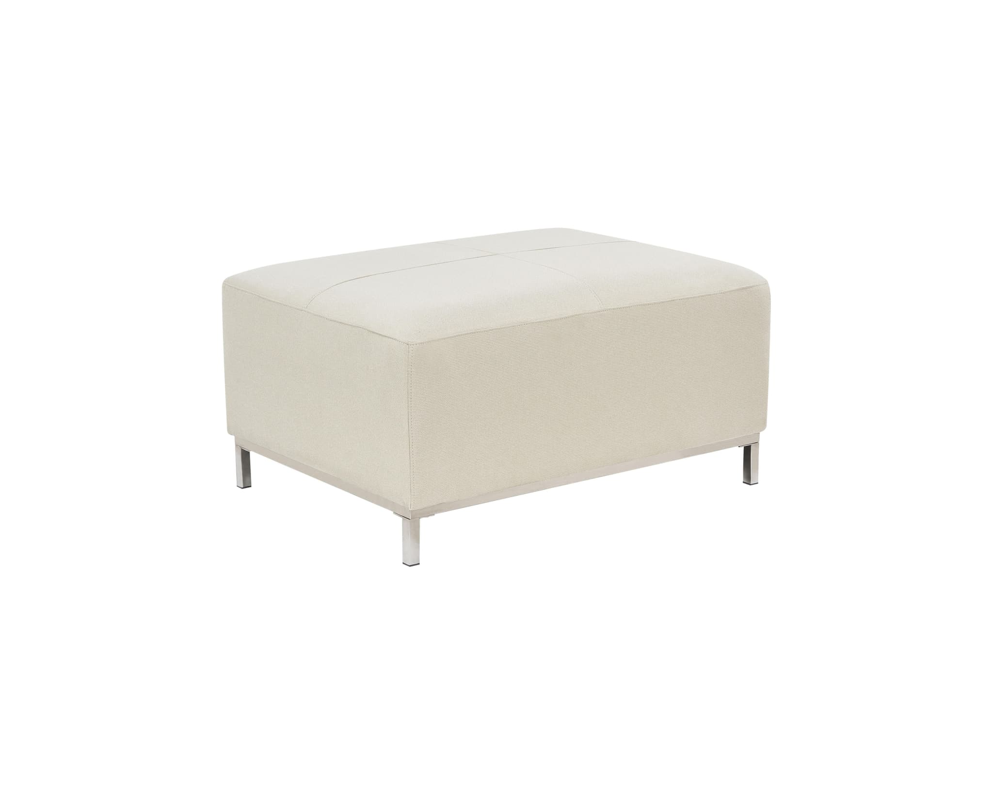 Oslo fotpall ljusbeige