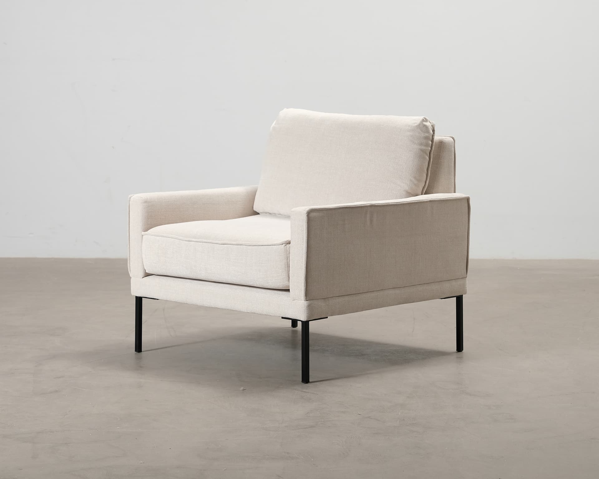 HT Collection Donna fåtölj ljusbeige