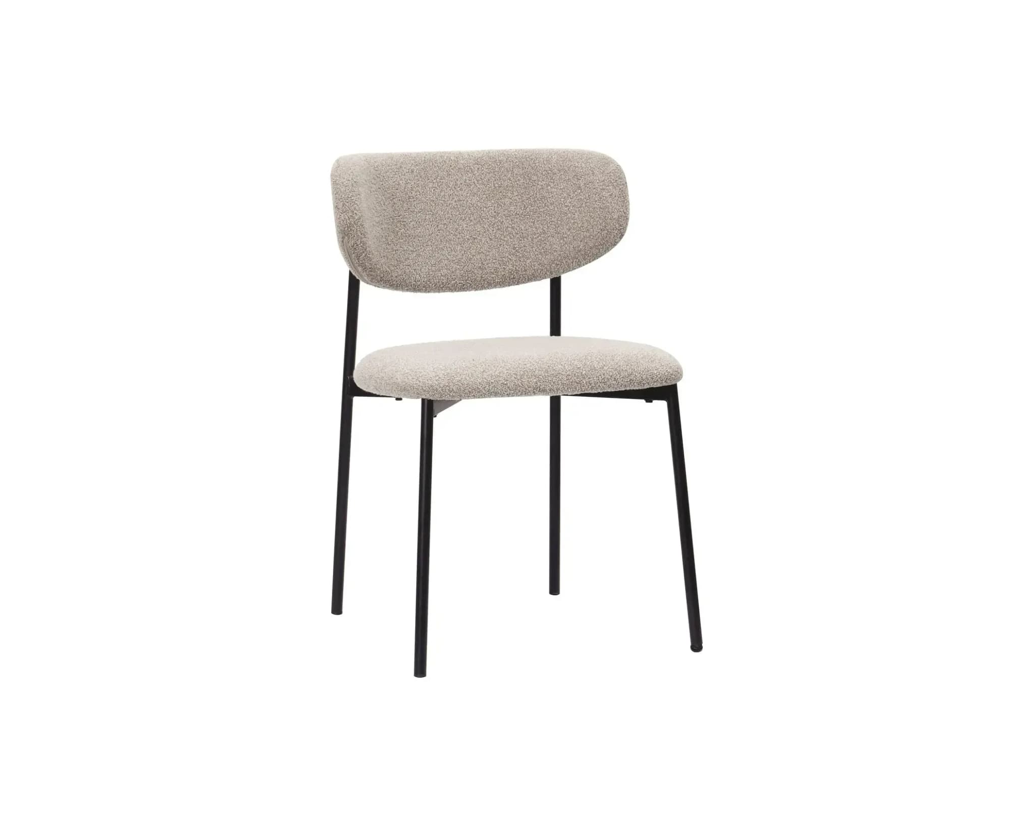 Lucy matstol gråbeige, set om 2