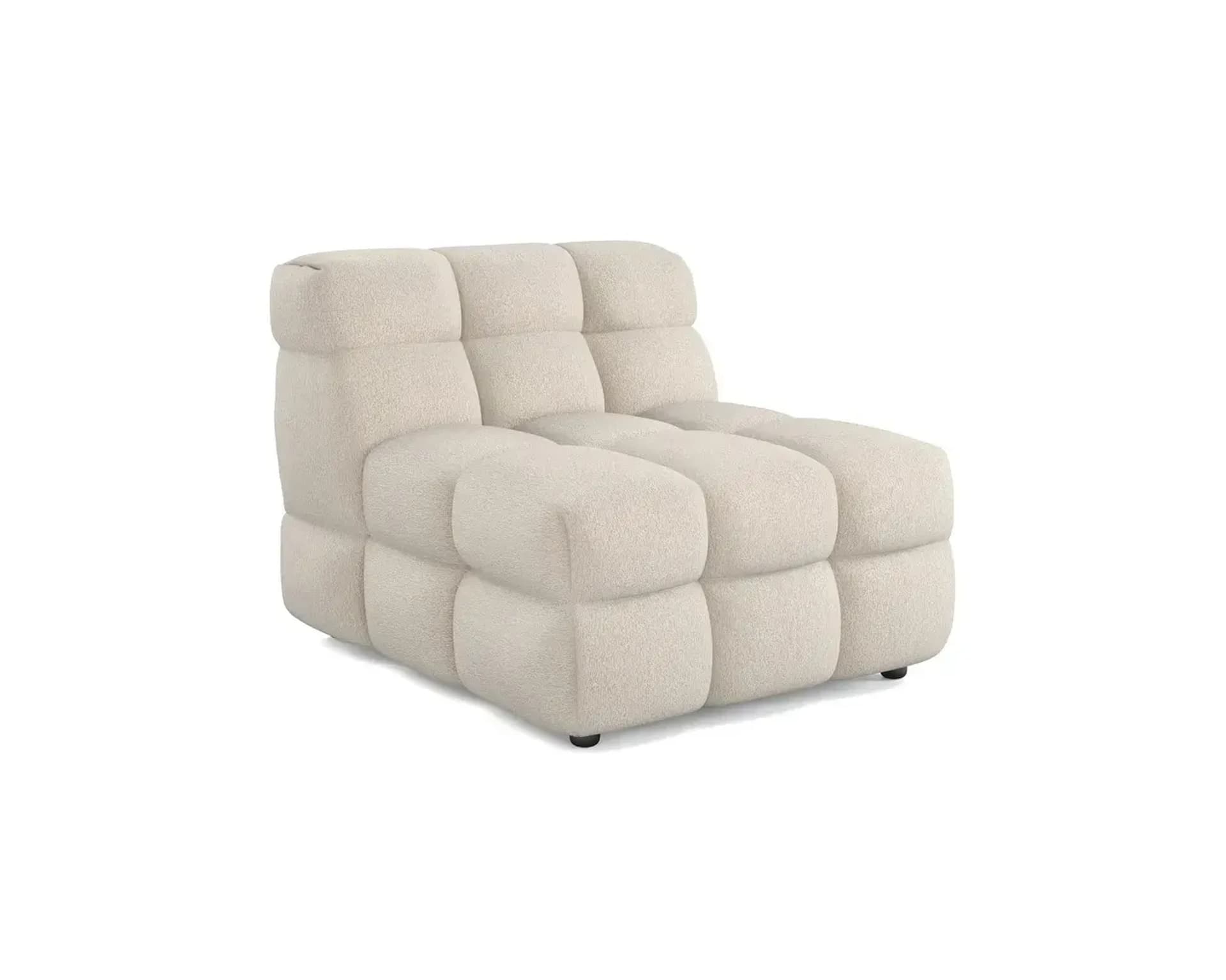 Elise Bubblig fåtölj beige