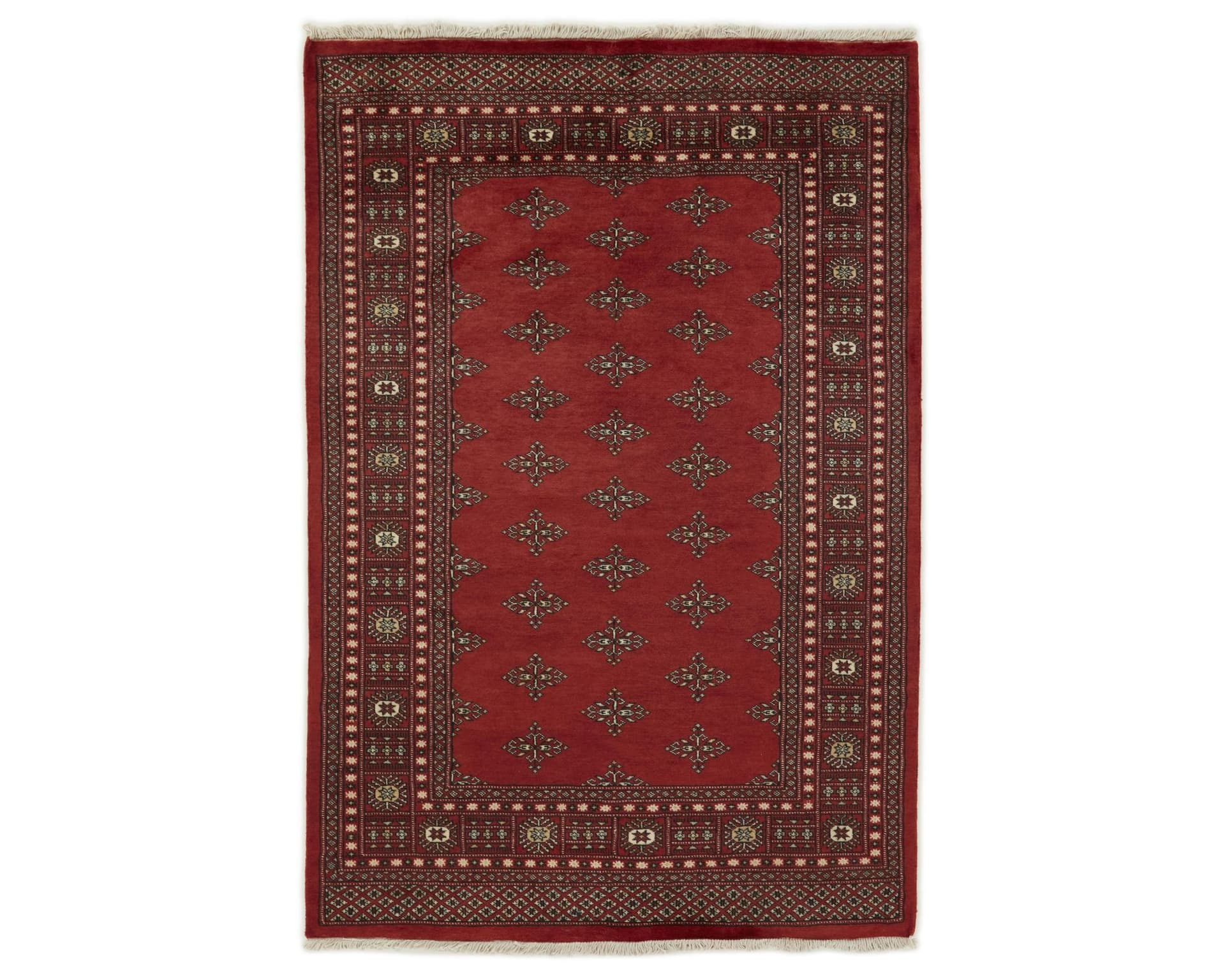 Pakistan handknotted orientalisk matta 138 x 204 cm