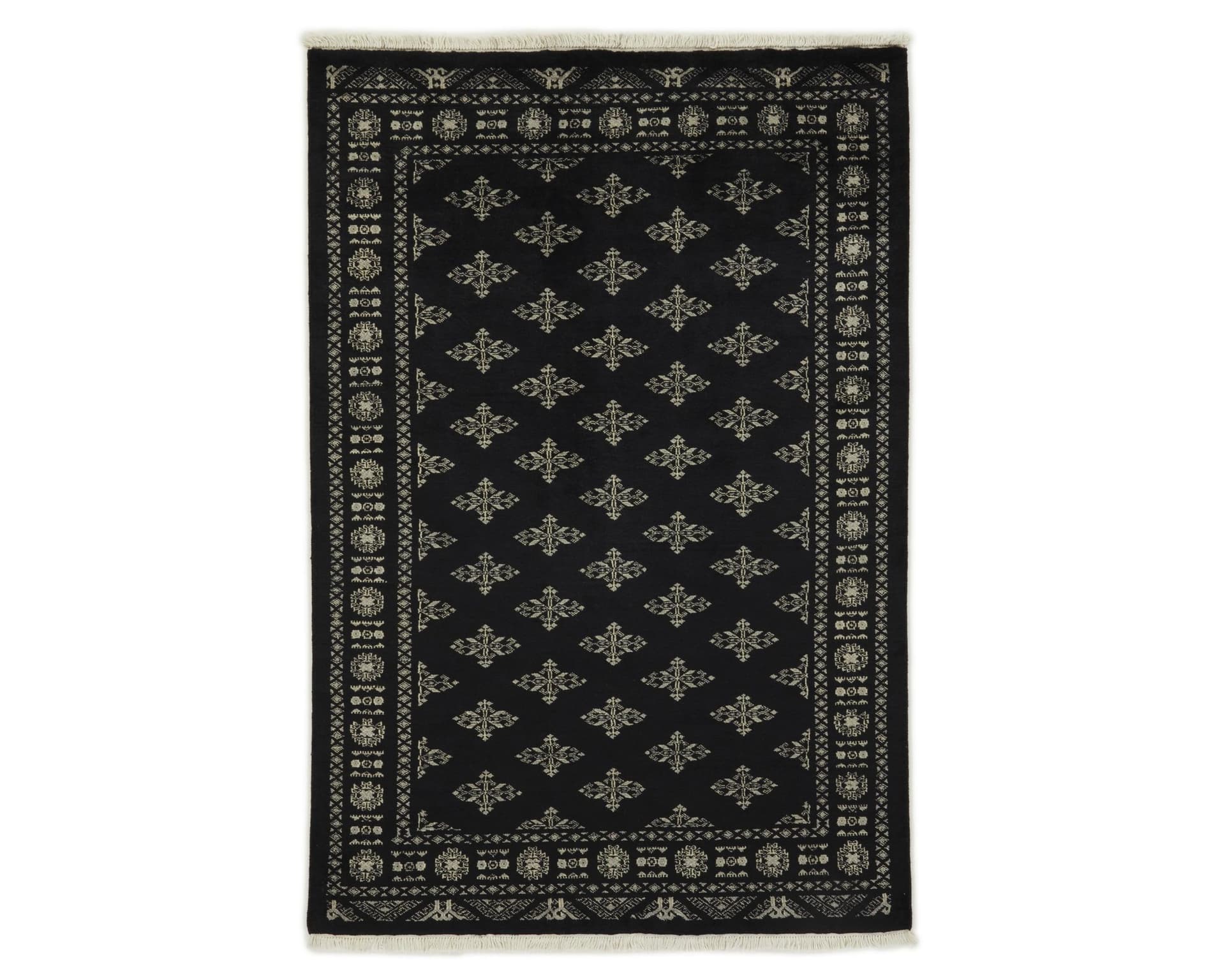 Pakistan handknotted orientalisk matta 136 x 202 cm