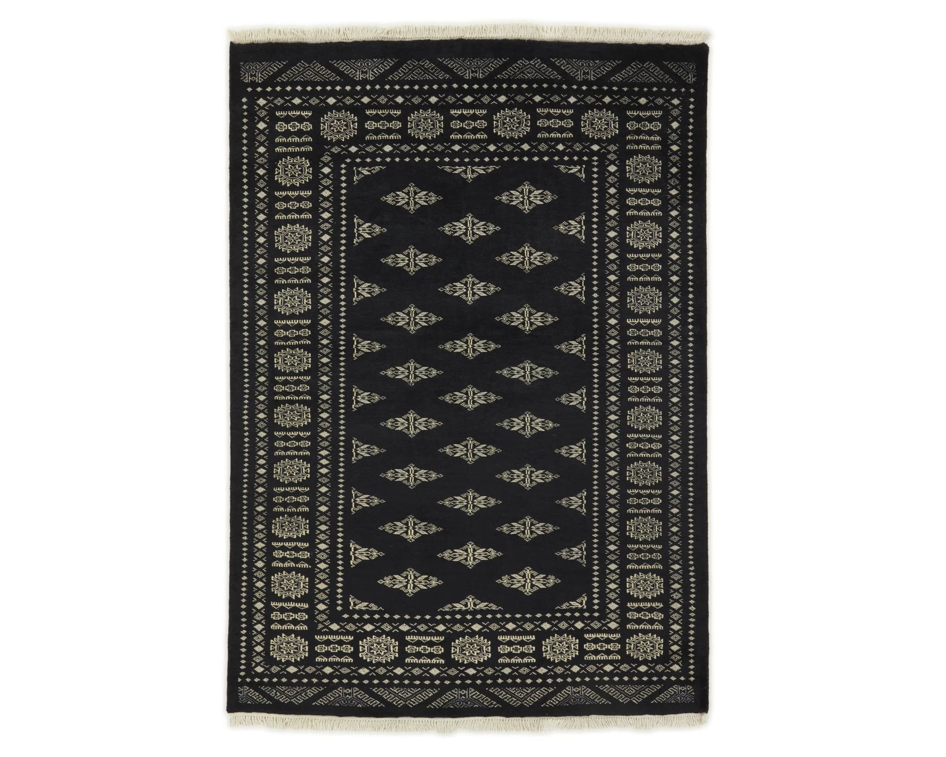Pakistan handknotted orientalisk matta 137 x 195 cm