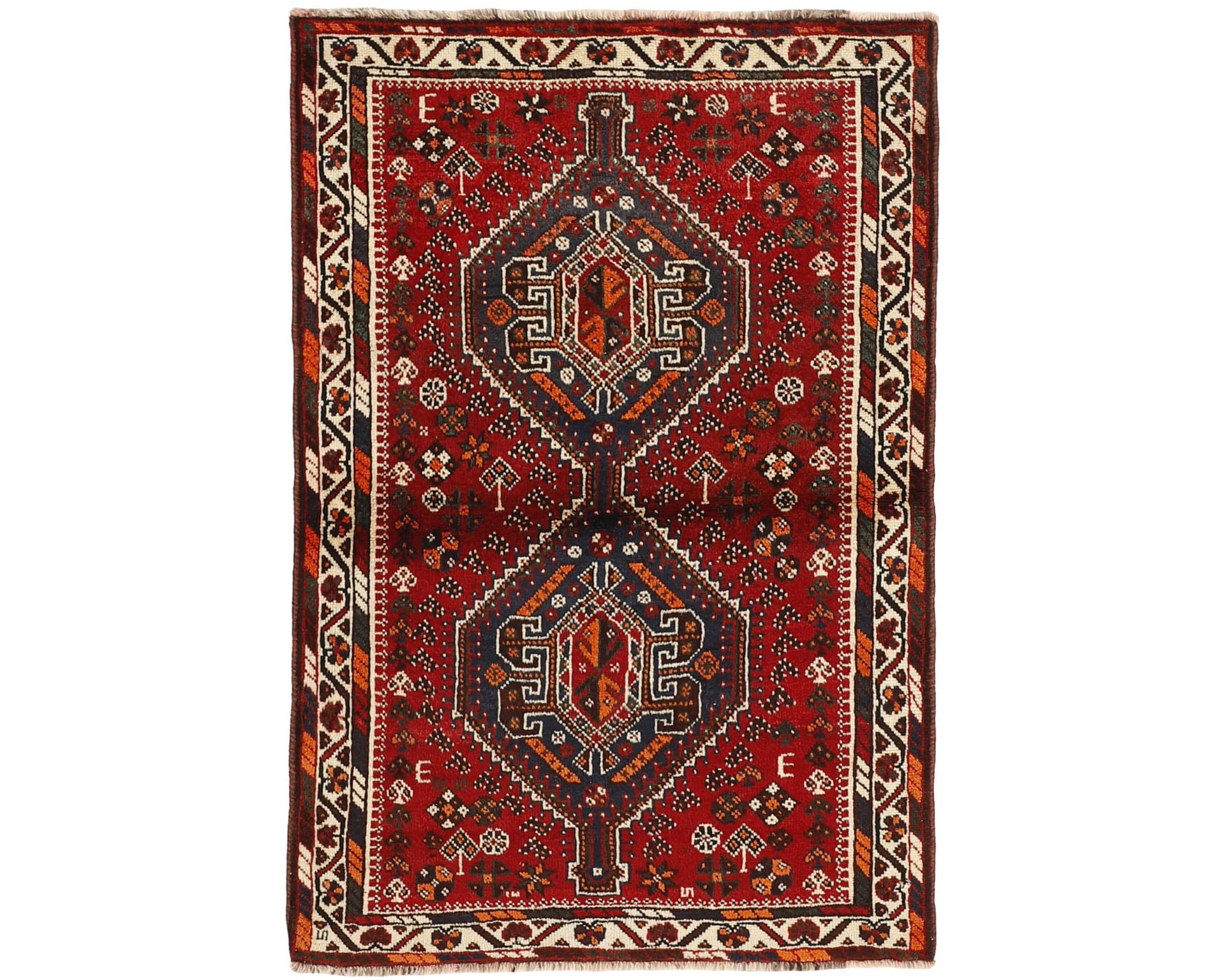 Shiraz orientalisk matta 107 x 160 cm