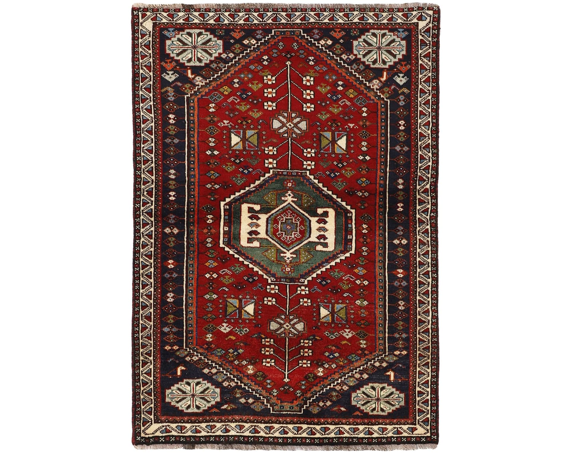 Kashghai orientalisk matta 102 x 145 cm