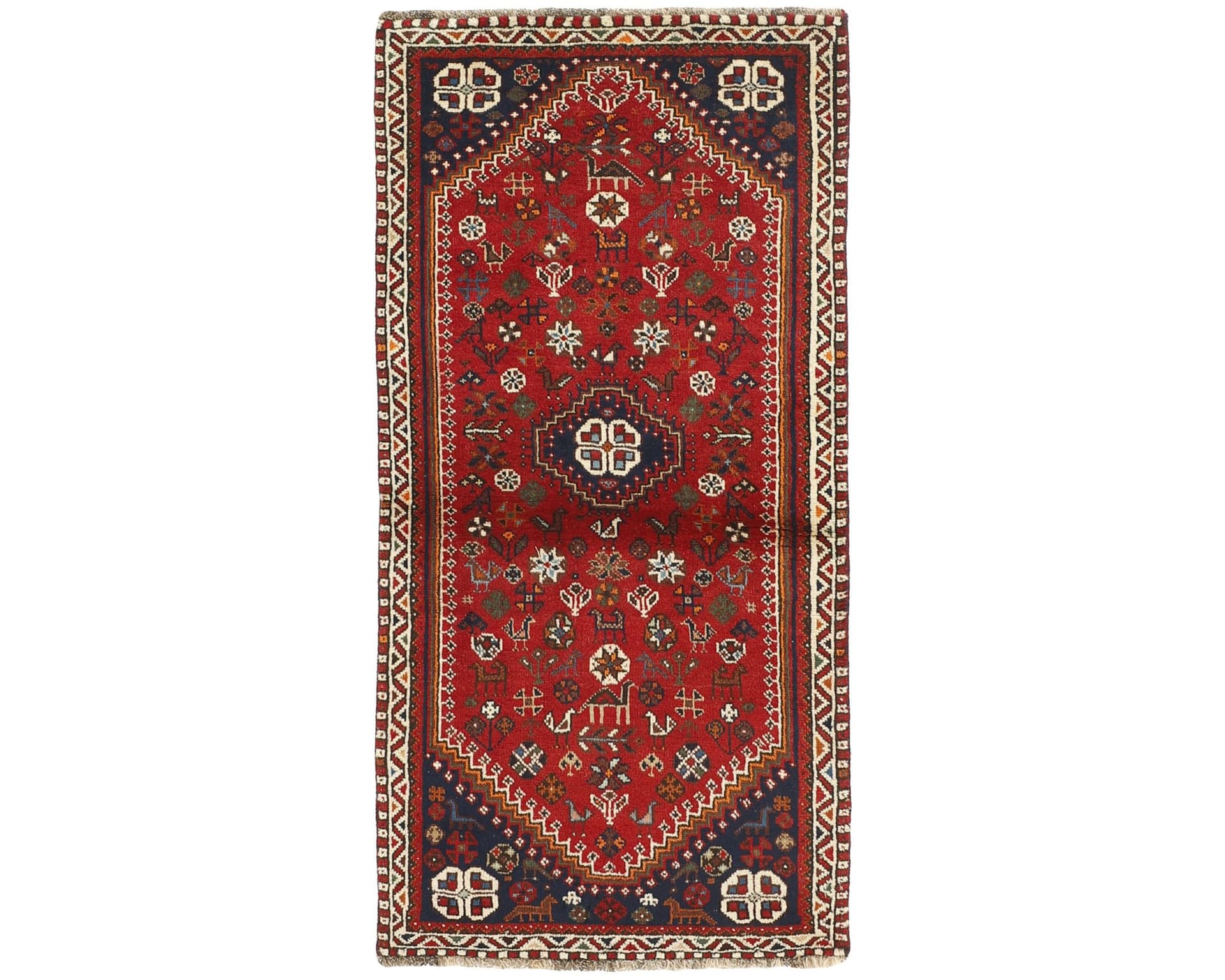 Kashghai orientalisk matta 88 x 175 cm
