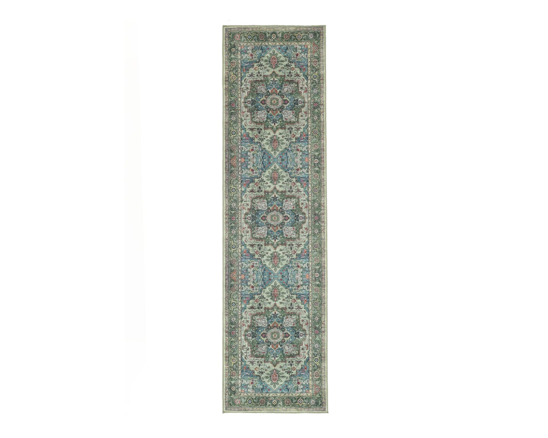 Rugvista Essential Georgia Oriental hallmatta 80 x 300 cm grön
