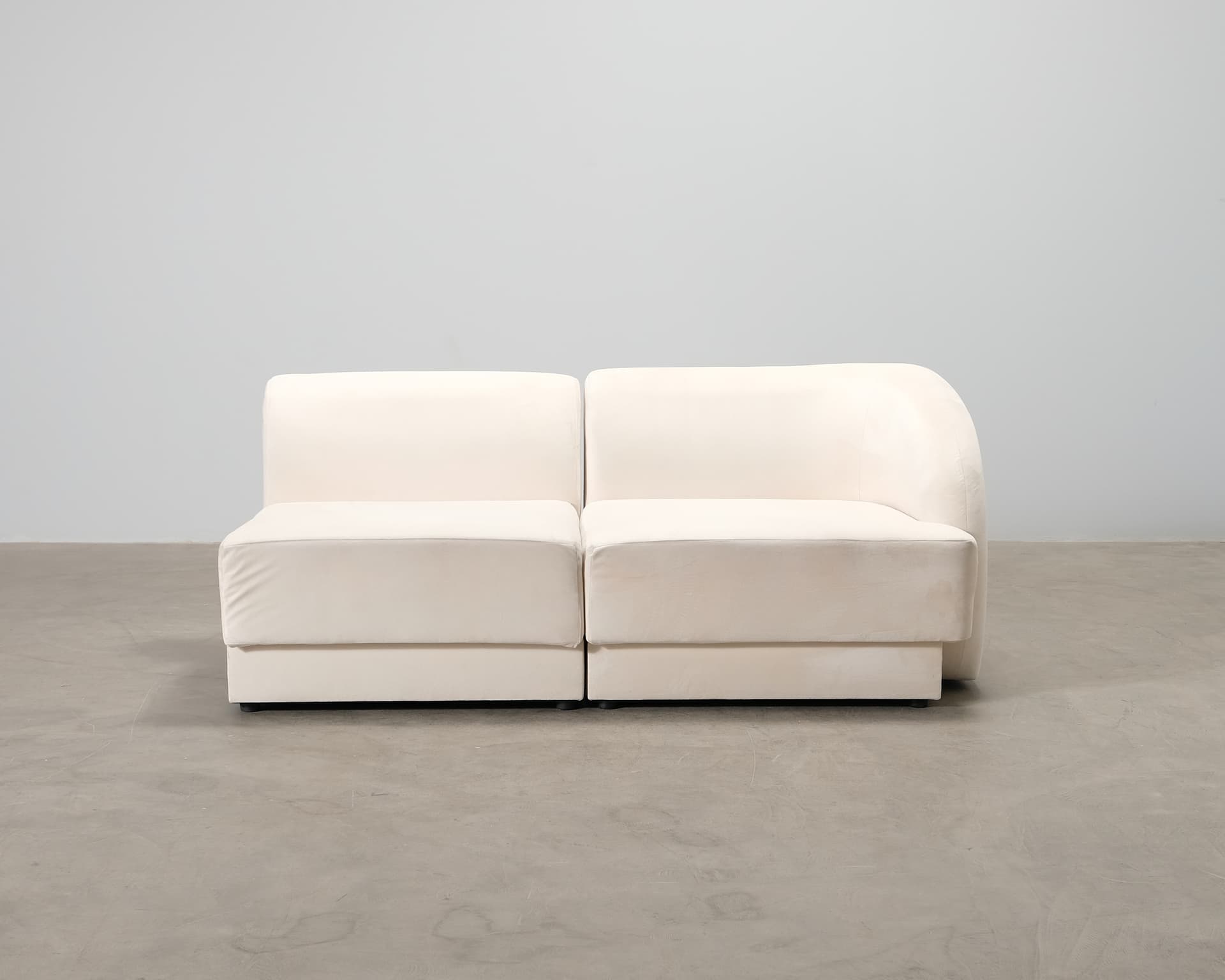 Micadoni Miley 2-sits soffa naturvit