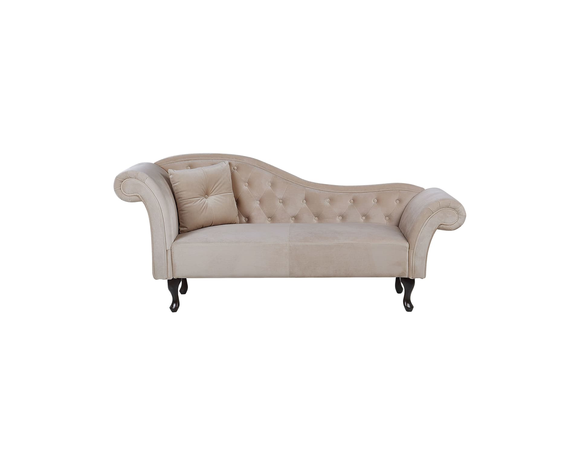 Lattes 2-sits schäslong beige