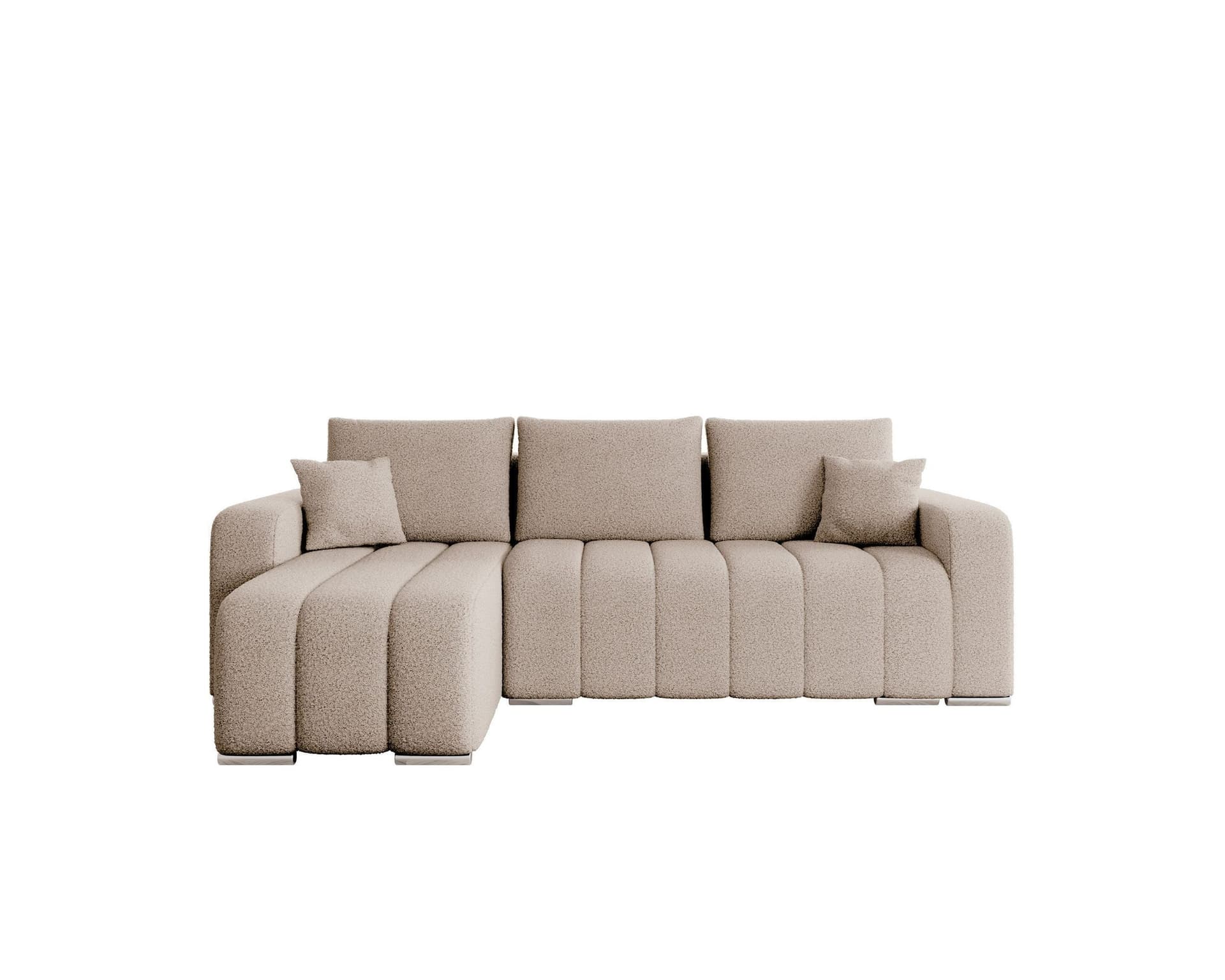 Zulueta 3-sits bäddsoffa med divan beige