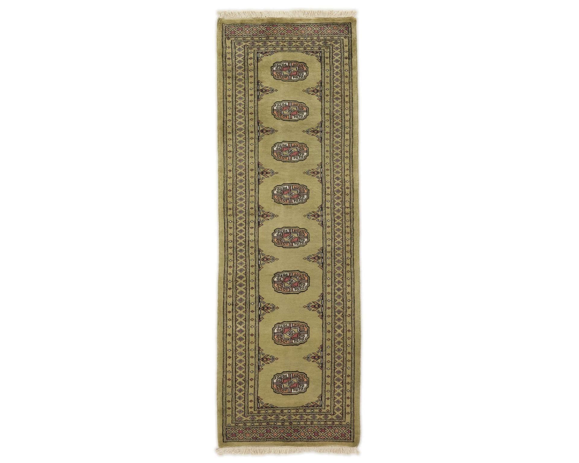 Pakistan handknotted orientalisk matta 63 x 189 cm
