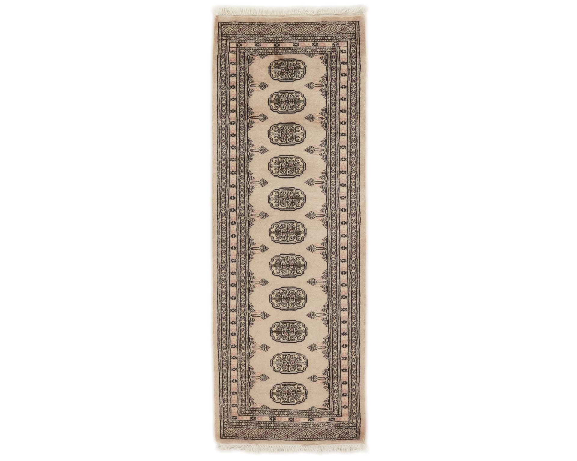 Pakistan handknotted orientalisk matta 63 x 177 cm