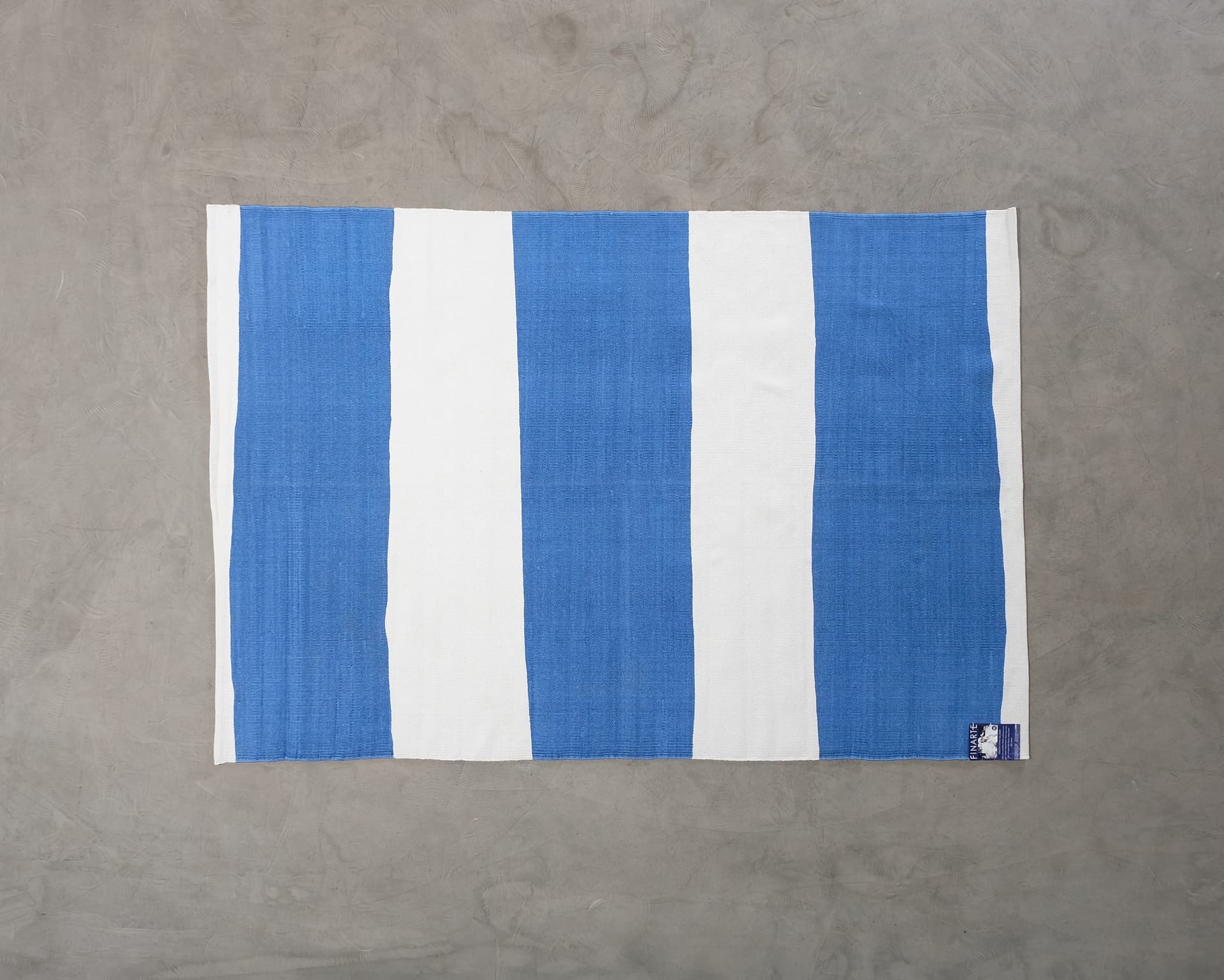 Finarte Stripe matta blå 160 x 230 cm