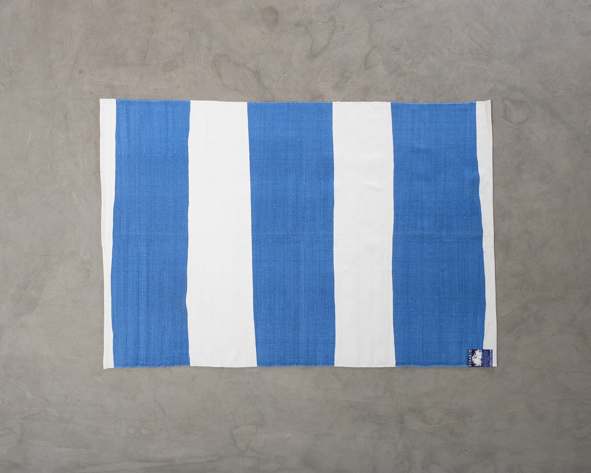 Finarte Stripe matta blå 160 x 230 cm