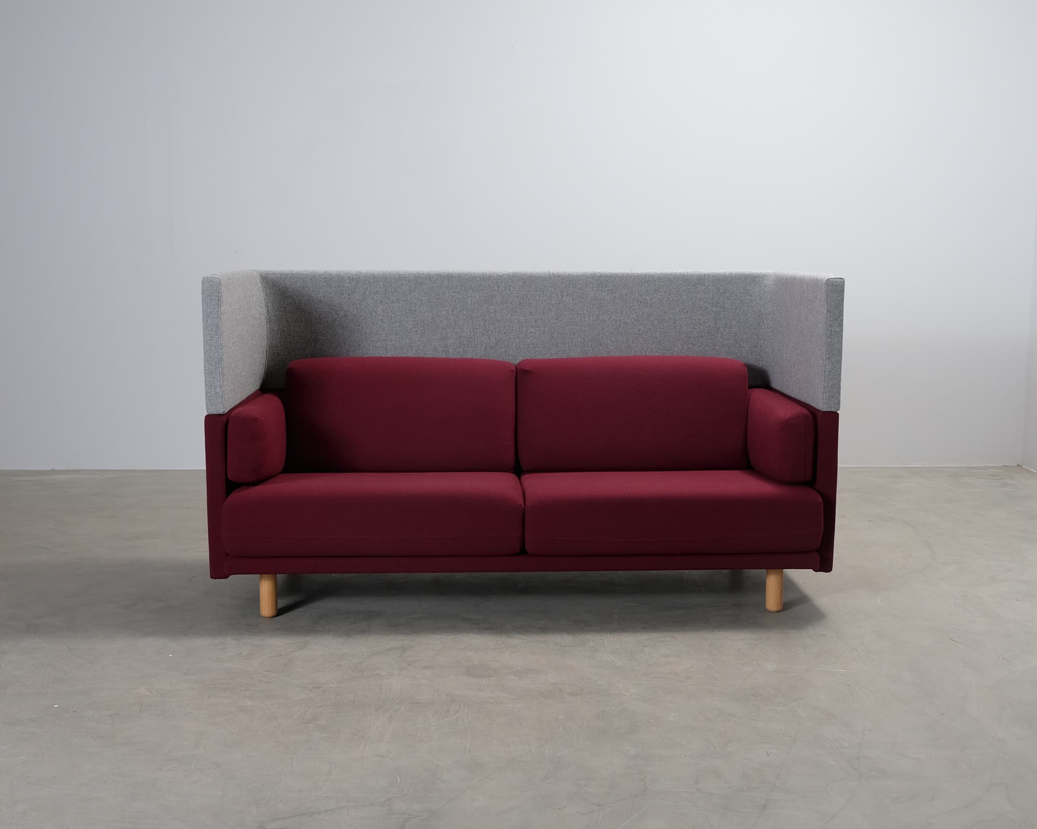 De Vorm Arnhem 3-sits soffa röd