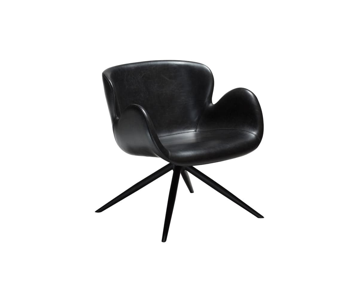 Dan-Form Gaia loungestol svart