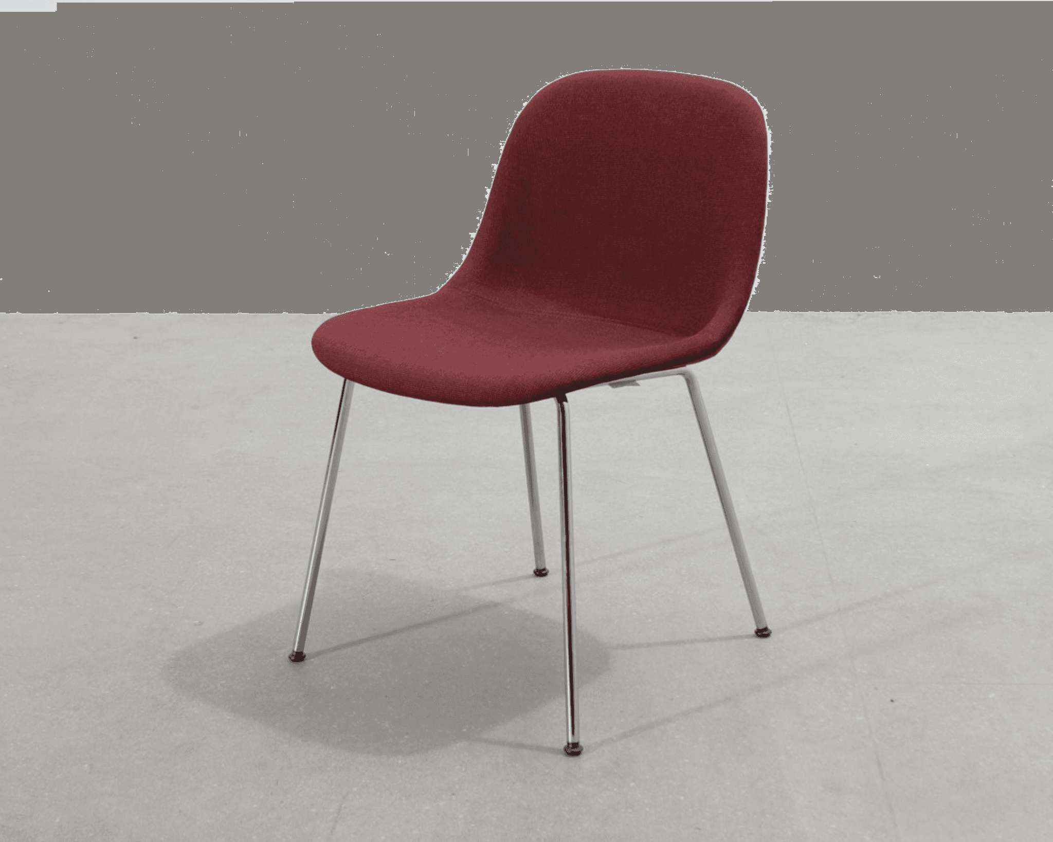 Muuto Fiber Side stol röd