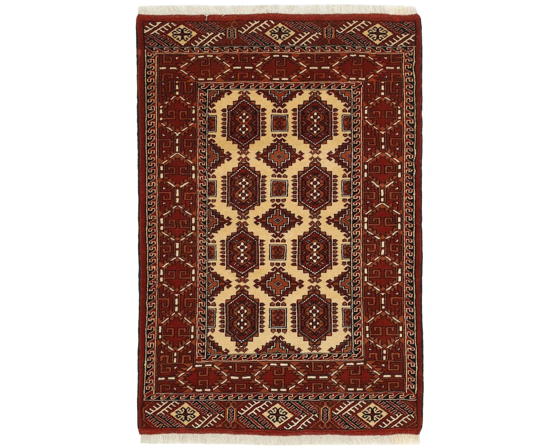 Rezas orientalisk x Torkaman matta 86 x 130 cm