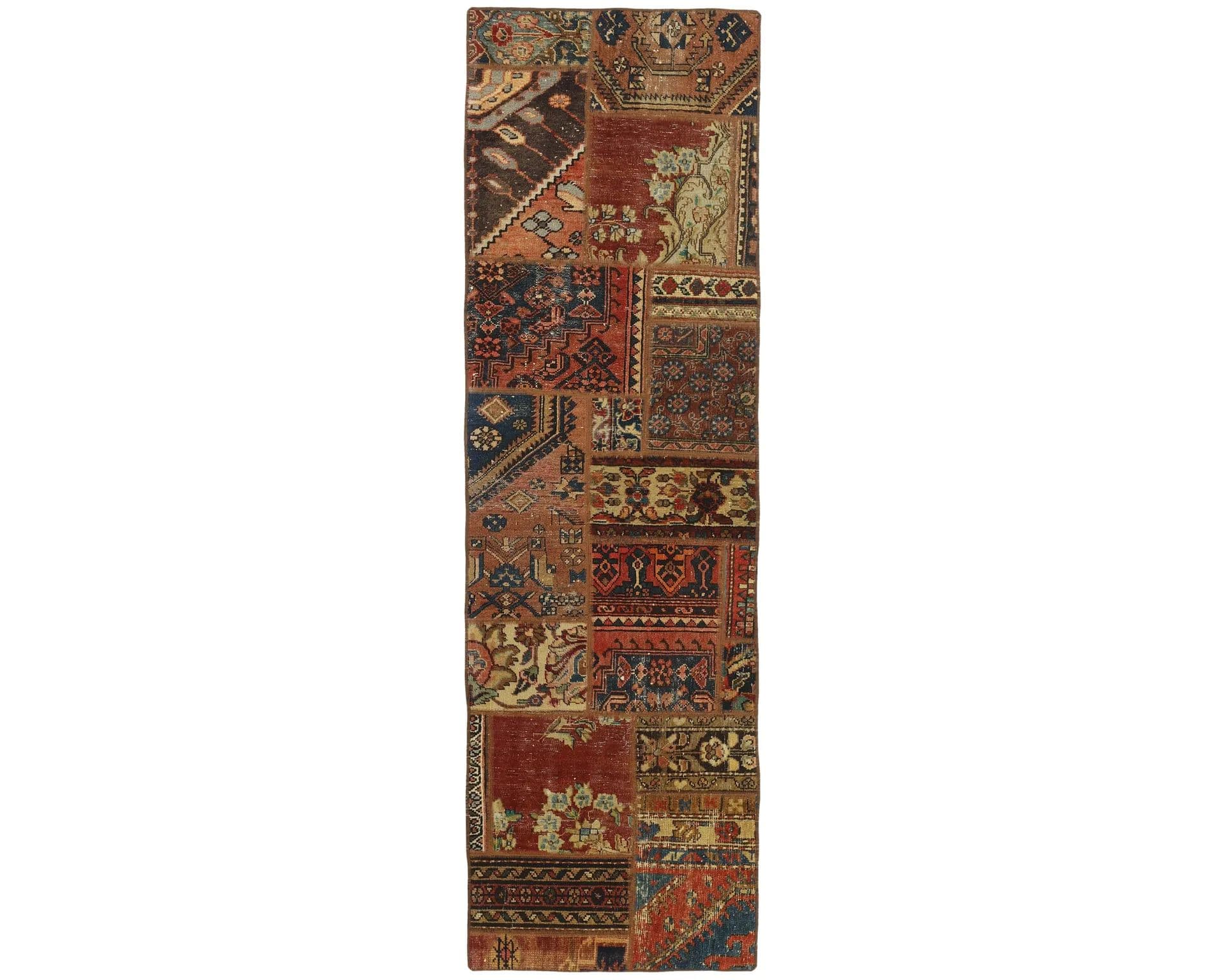 Malayer orientalisk matta brun 74 x 246 cm