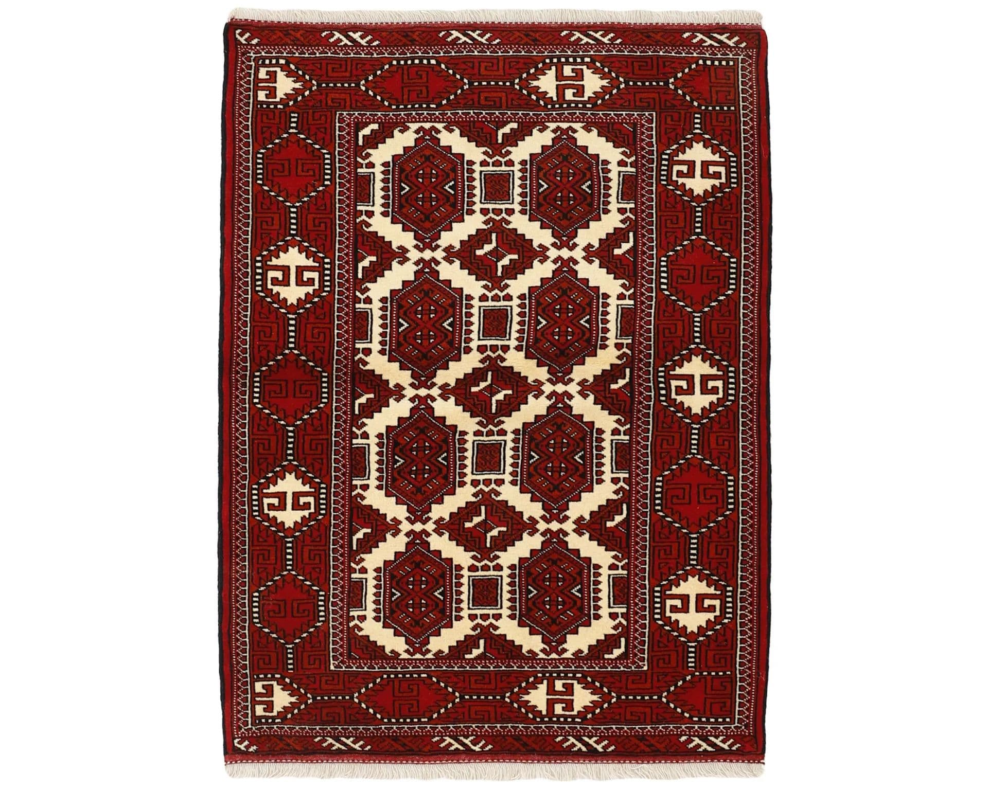 Rezas orientalisk x Torkaman matta 103 x 143 cm