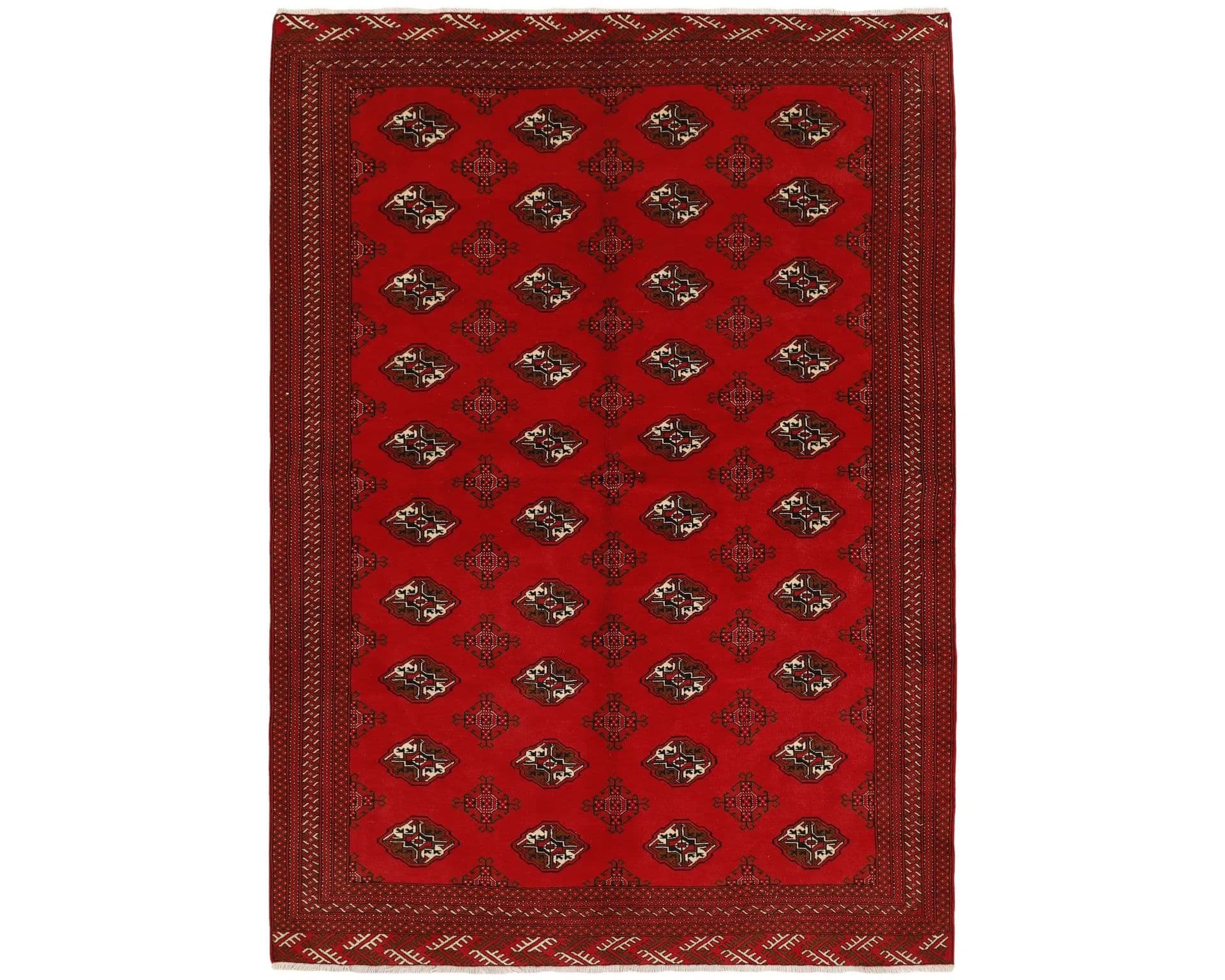Torkaman orientalisk matta röd 206 x 282 cm